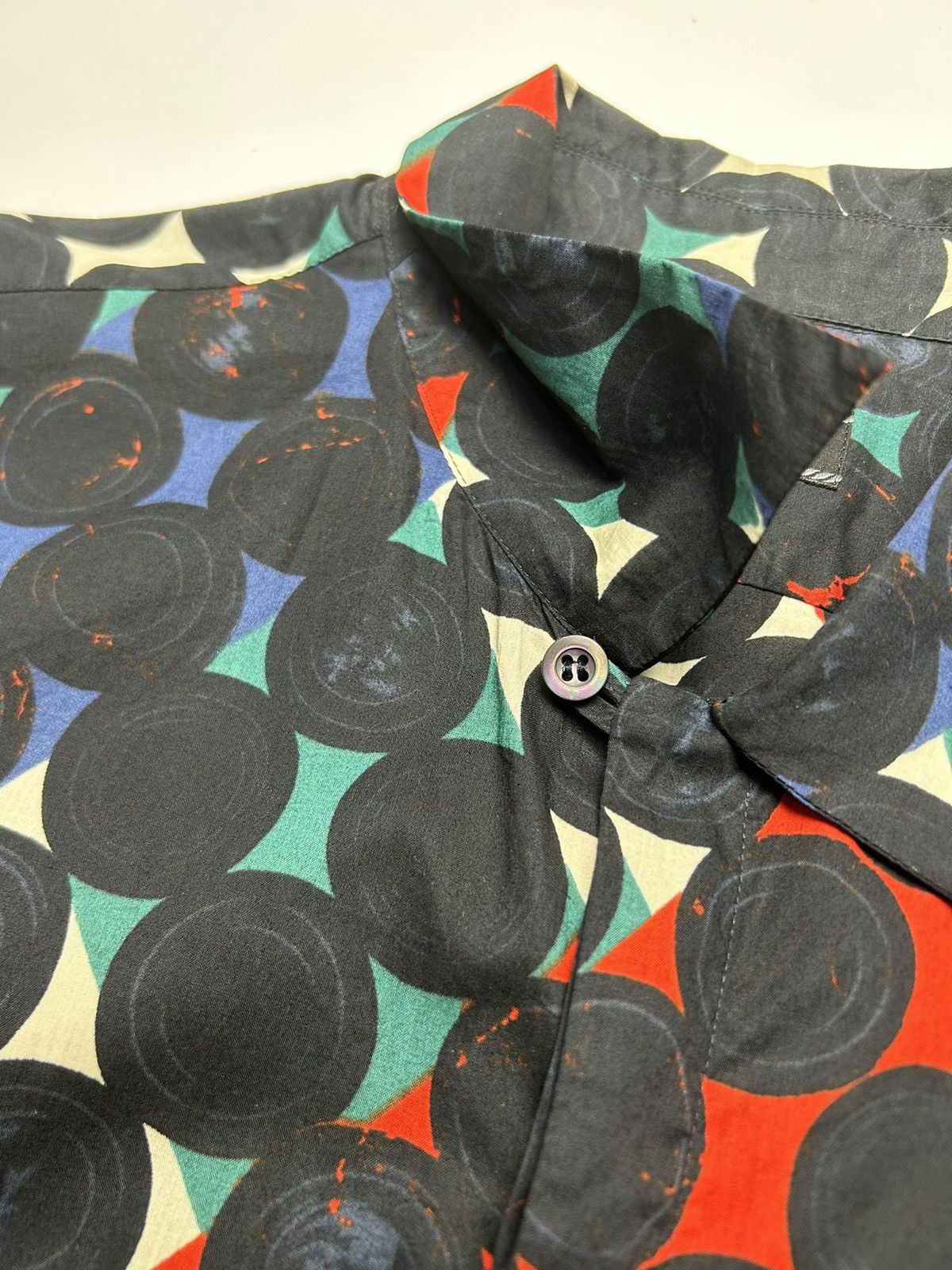 Prada Prada Geometric Print Shirt Button Up Size US M / EU 48-50 / 2 - 4 Thumbnail