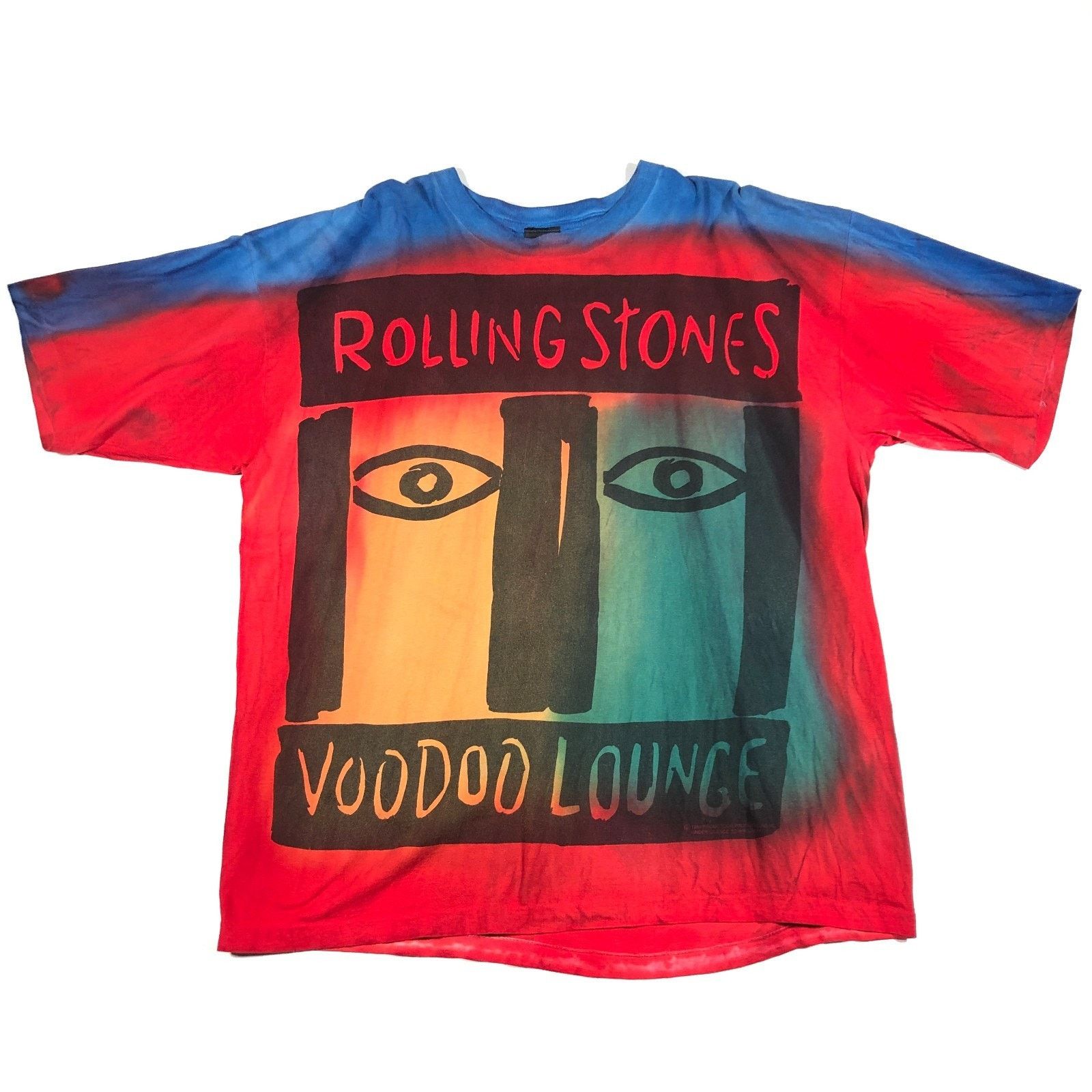 Brockum Vintage 1994 Rolling Stones Voodoo Lounge AOP Tour T Shirt Size US XXL / EU 58 / 5 - 1 Thumbnail