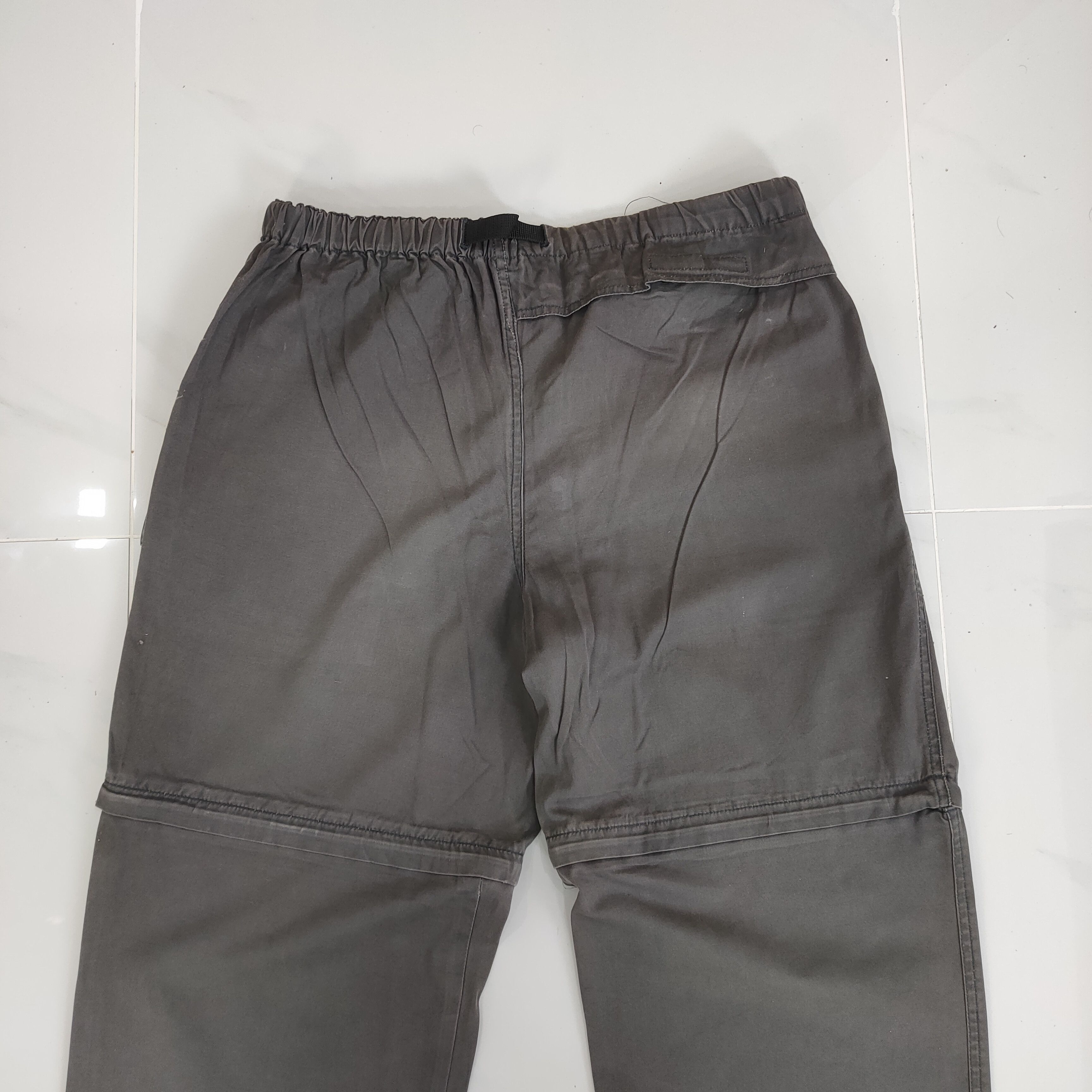 Japanese Brand BRIDGE GREY BUCKLE BAGGY PANTS Size US 34 / EU 50 - 9 Thumbnail