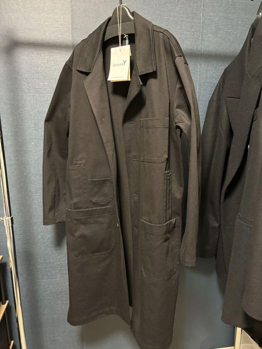 Yohji Yamamoto YOHJI YAMAMOTO GroundY Katsuragi Long work shirt