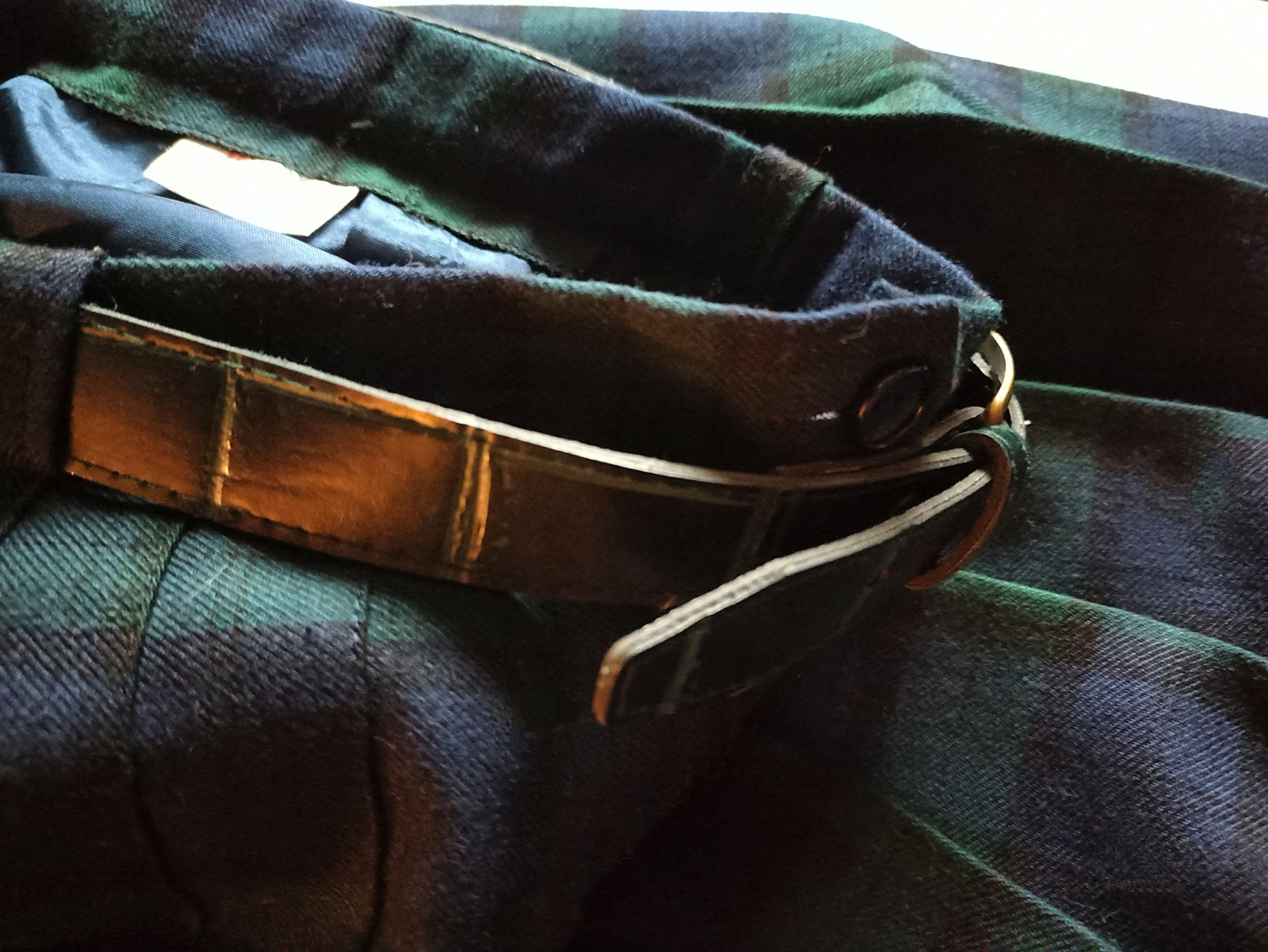 Vintage Vintage tartan midi skirt, size M Size 28" / US 6 / IT 42 - 4 Thumbnail