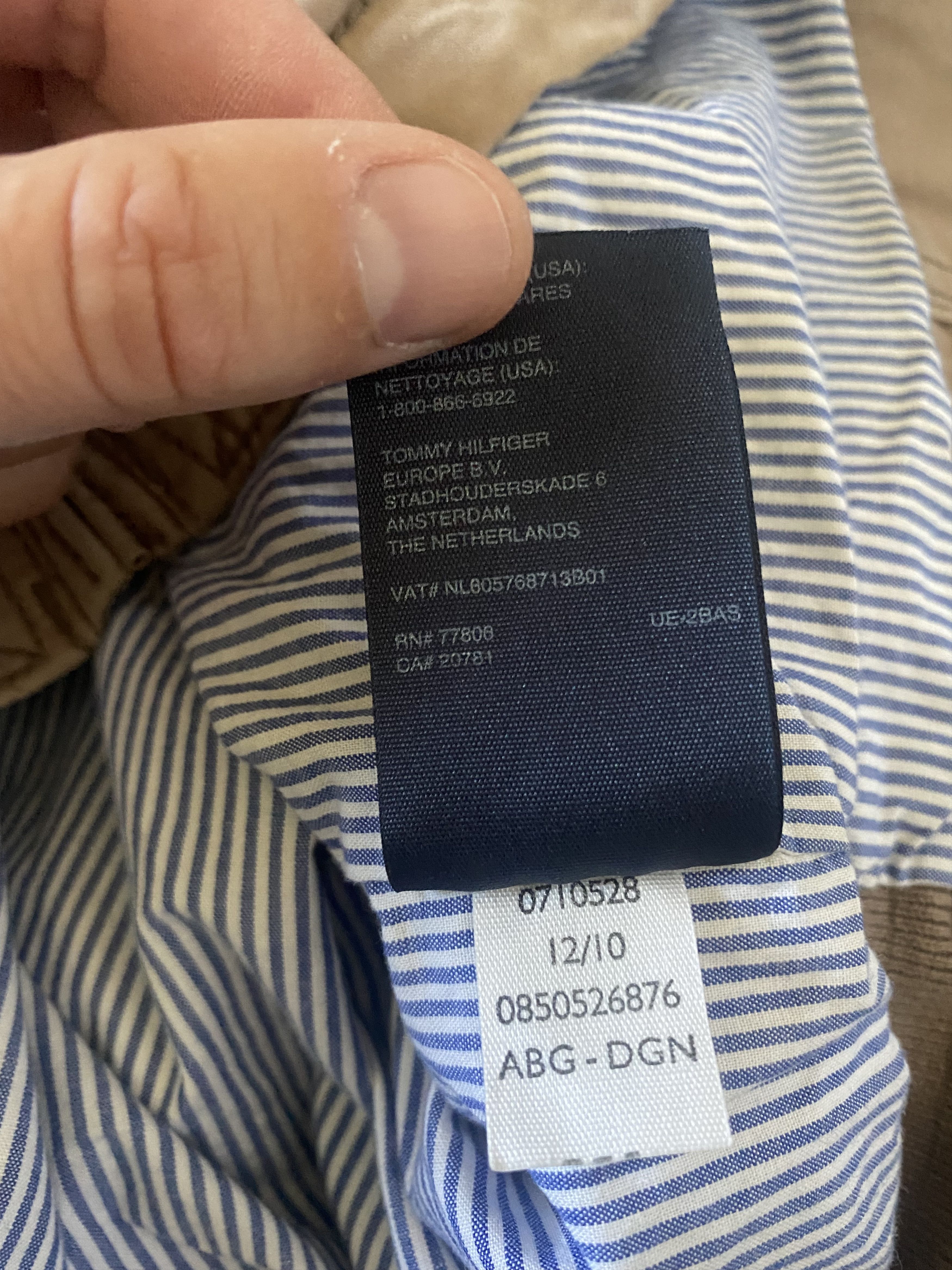 Tommy Hilfiger Elegant men's Jacket - TOMMY HILFIGER - L/XL - UNIQUE Size US XL / EU 56 / 4 - 4 Thumbnail