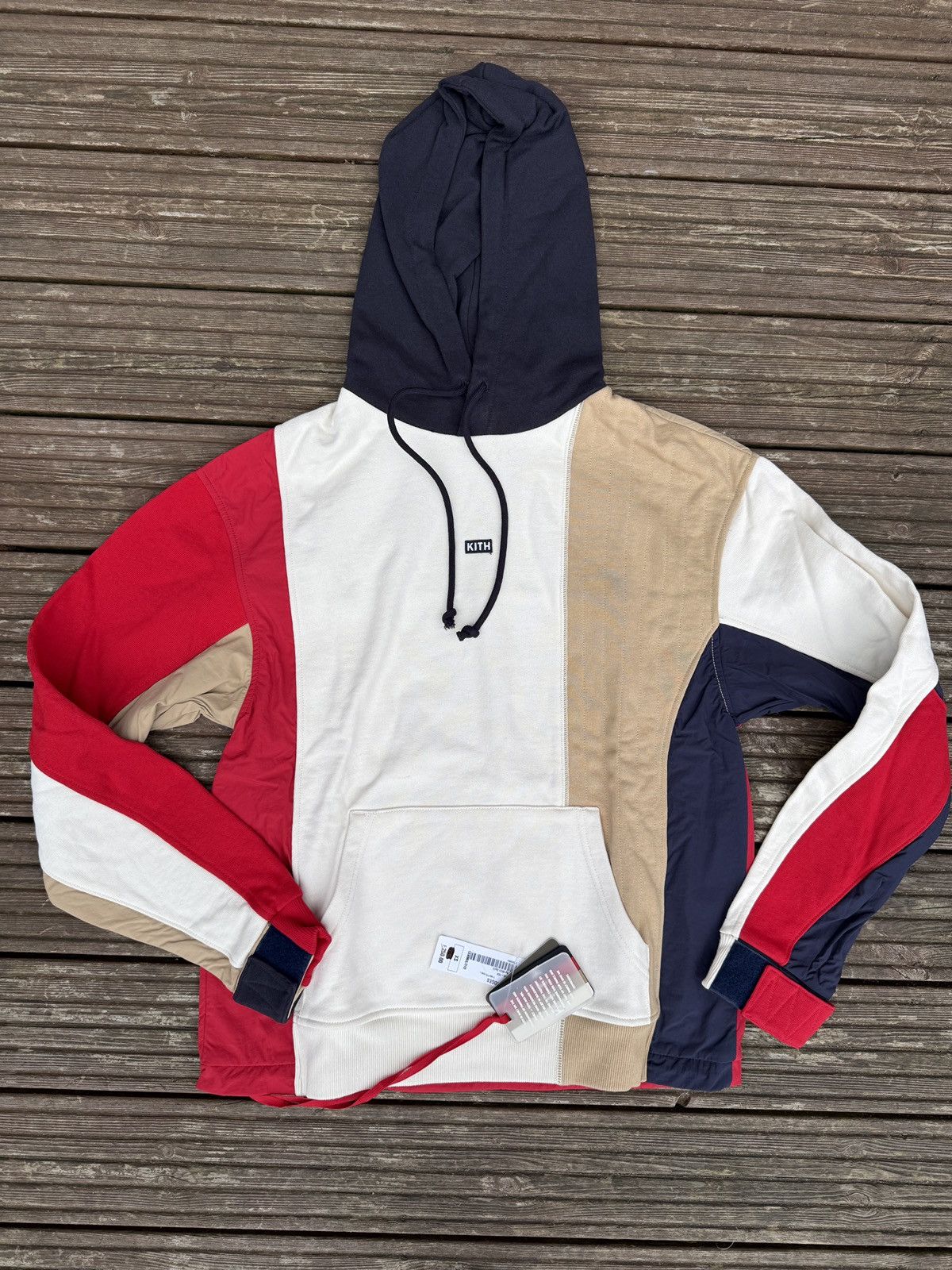 Kith Kith Mixed Fabric Colourblock Hoodie Size US XS / EU 42 / 0 - 1 Thumbnail