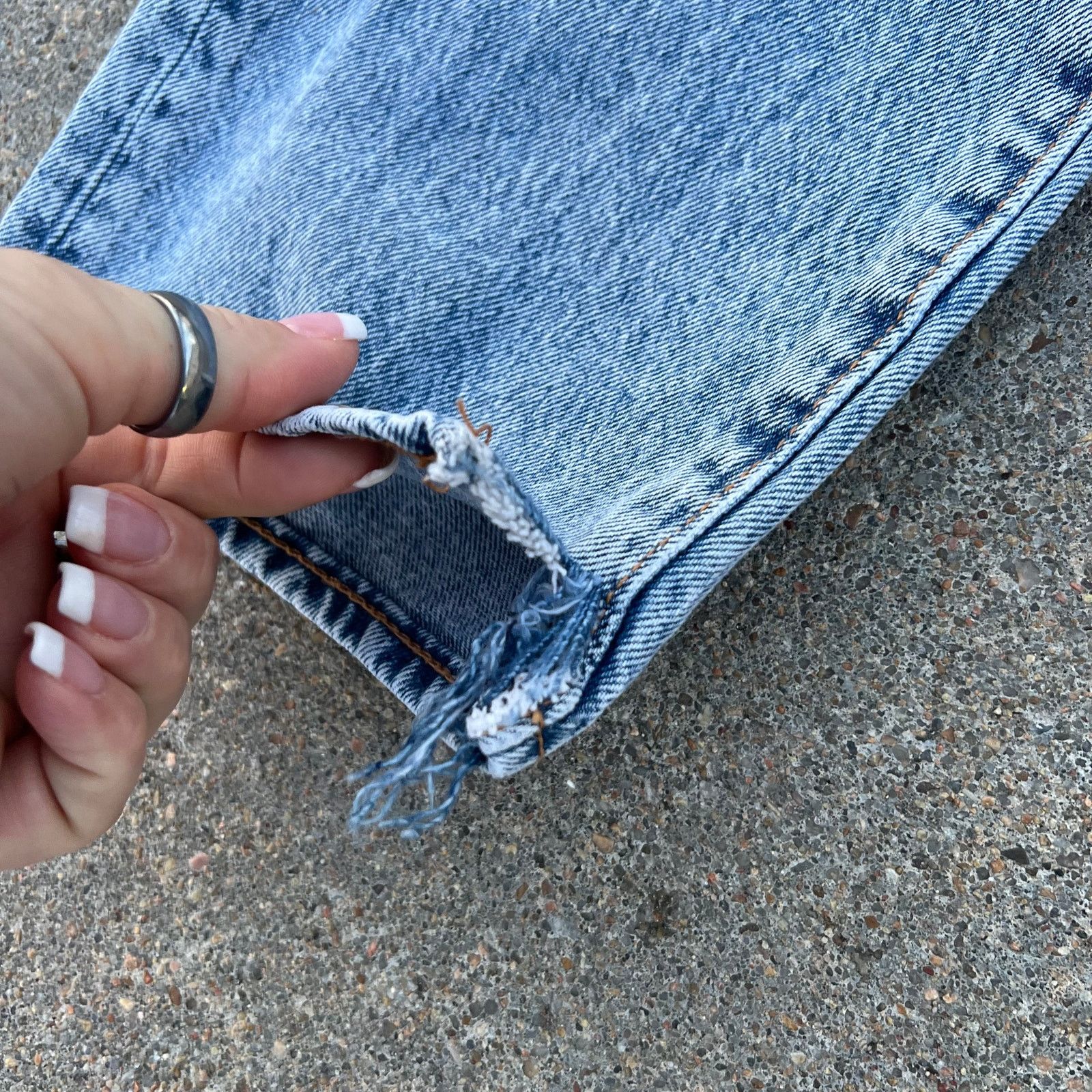 Levi's Levi's 511 Slim Jean American Flag Patch Distressed Peekaboo Size US 36 / EU 52 - 5 Thumbnail