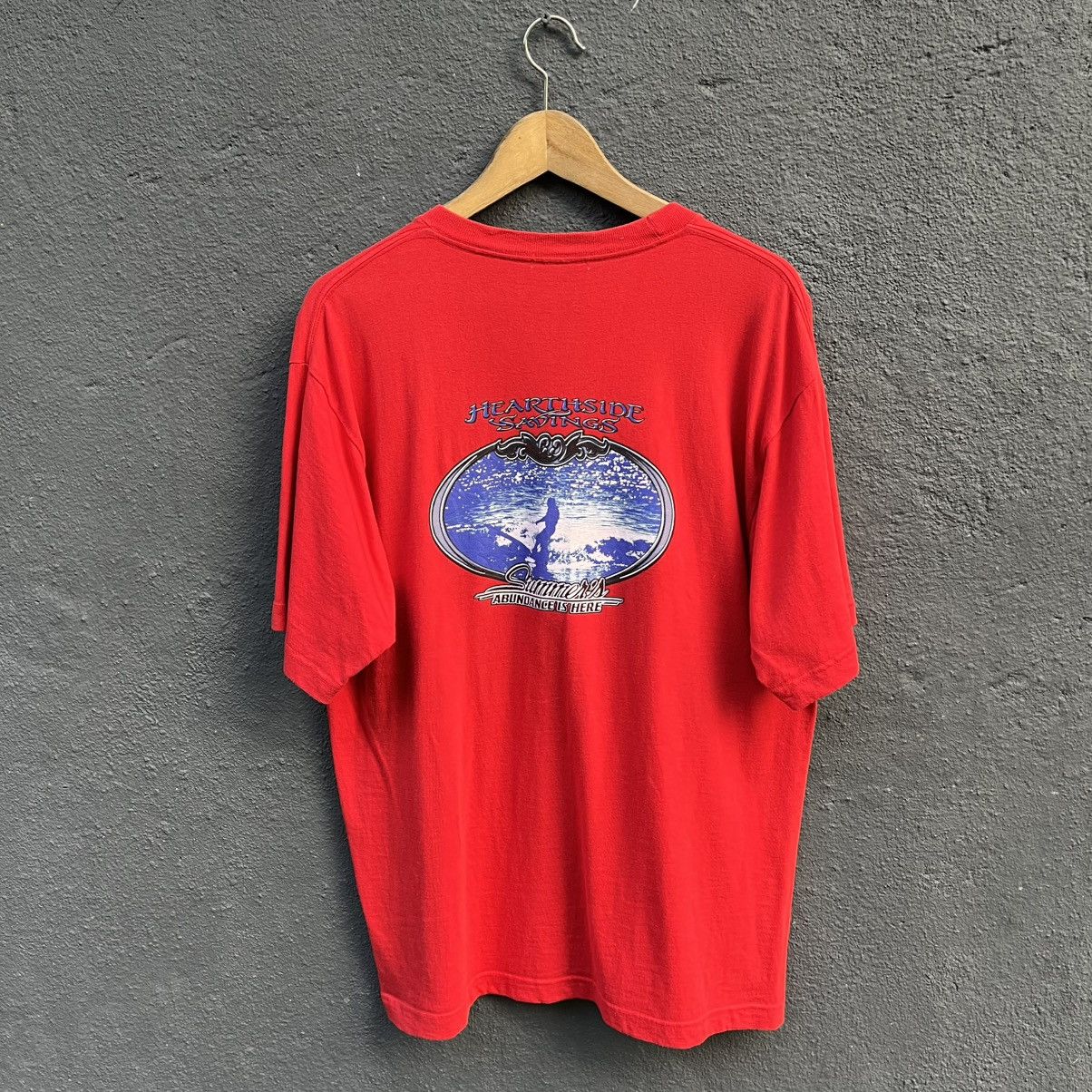 Sun Surf Thrashed Faded Vintage Hearthside Savings Surfing Tee Size US L / EU 52-54 / 3 - 1 Thumbnail