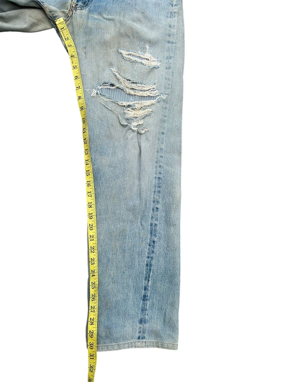 Japanese Brand × Kapital × Vintage Vintage Sewing Chop Selvedge Distressed Grunge Punk Denim Size US 33 - 19 Thumbnail