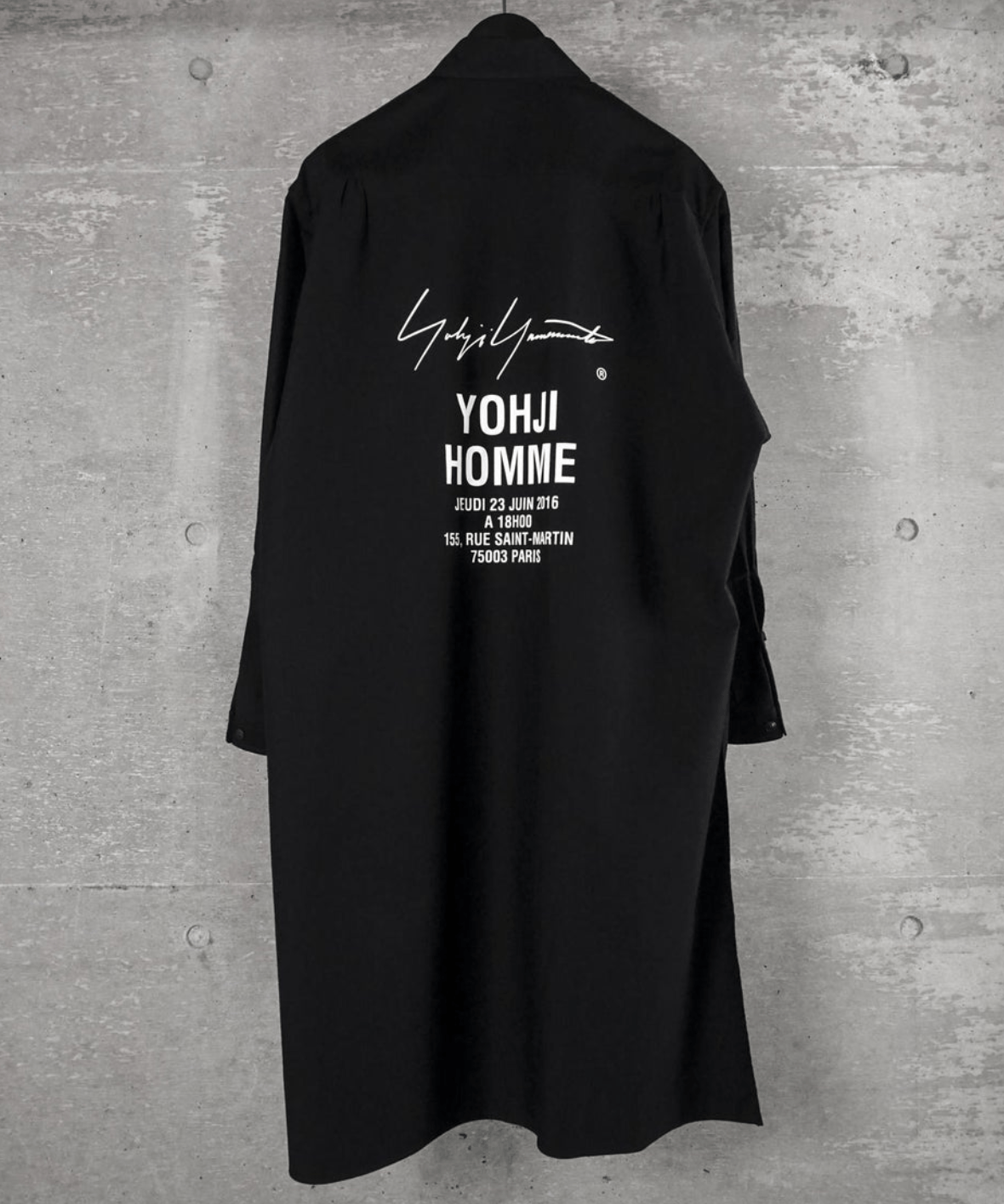 Yohji Yamamoto Yohji Yamamoto Pour Homme - Paris Collection Staff Shirt |  Grailed