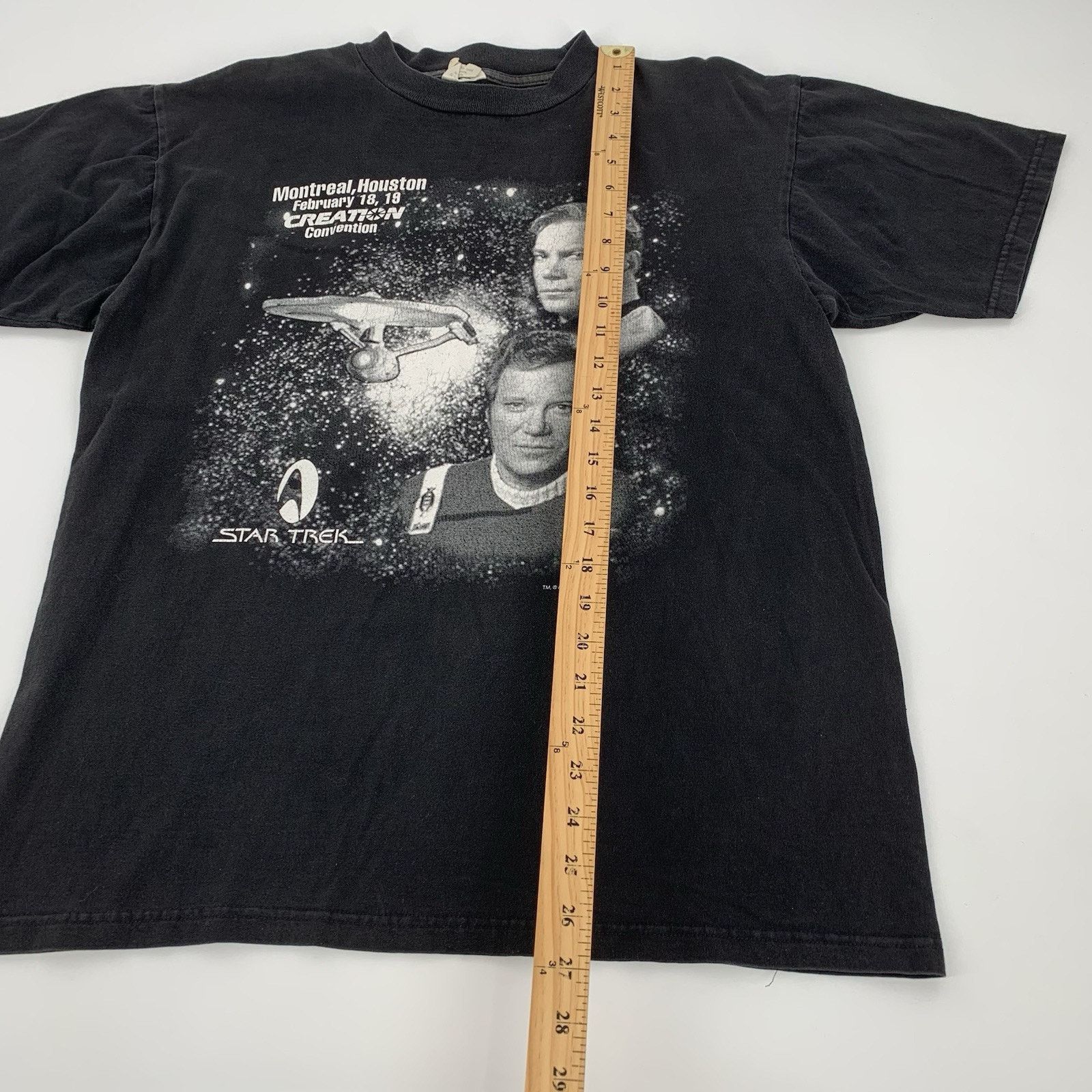 Vintage Vintage 1995 Star Trek Convention Short Sleeve Promo T-Shirt Size US L / EU 52-54 / 3 - 6 Thumbnail