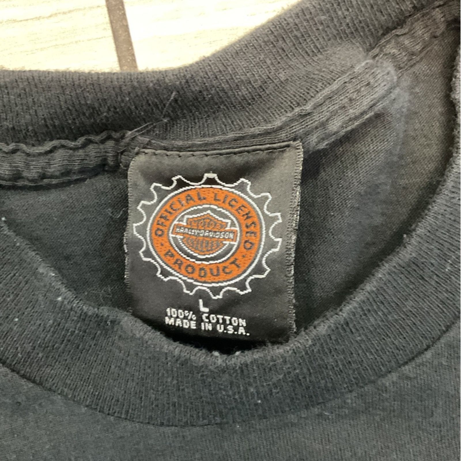 Harley Davidson Vintage 90s Harley-Davidson Rare Logo T-Shirt Size US L / EU 52-54 / 3 - 6 Thumbnail