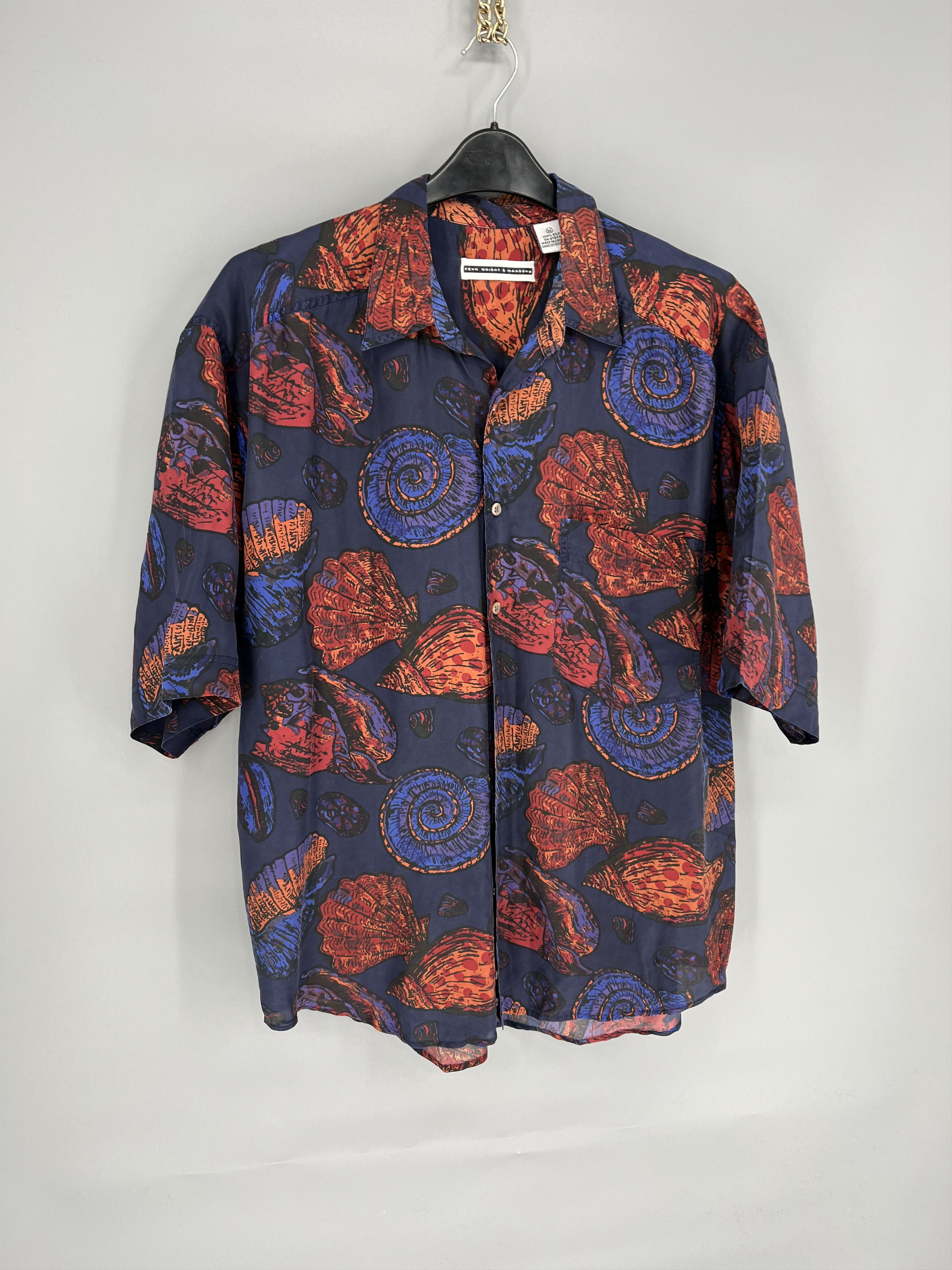 Vintage Vintage Y2K 100% silk Art Streetwear Hawaiian Travis Scott Size US M / EU 48-50 / 2 - 2 Thumbnail