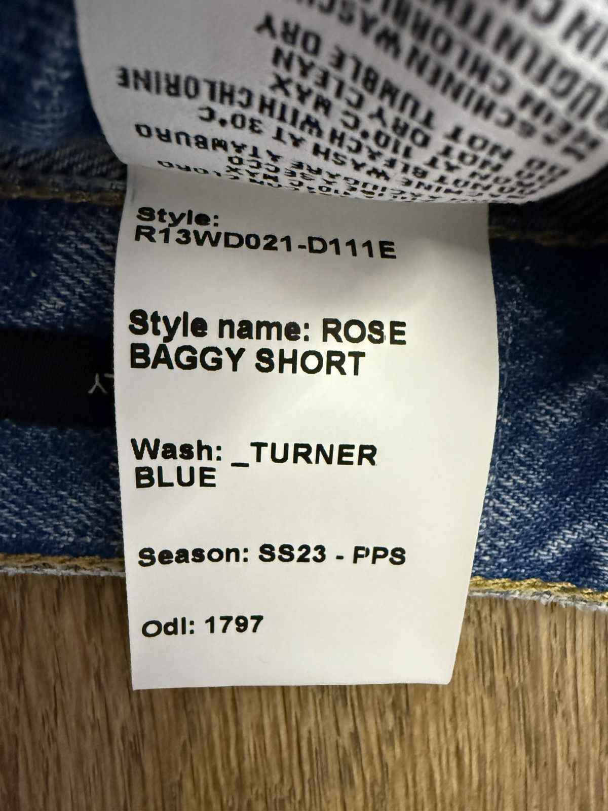 R13 R13 Rose Baggy Shorts Size 27" / US 4 / IT 40 - 11 Thumbnail
