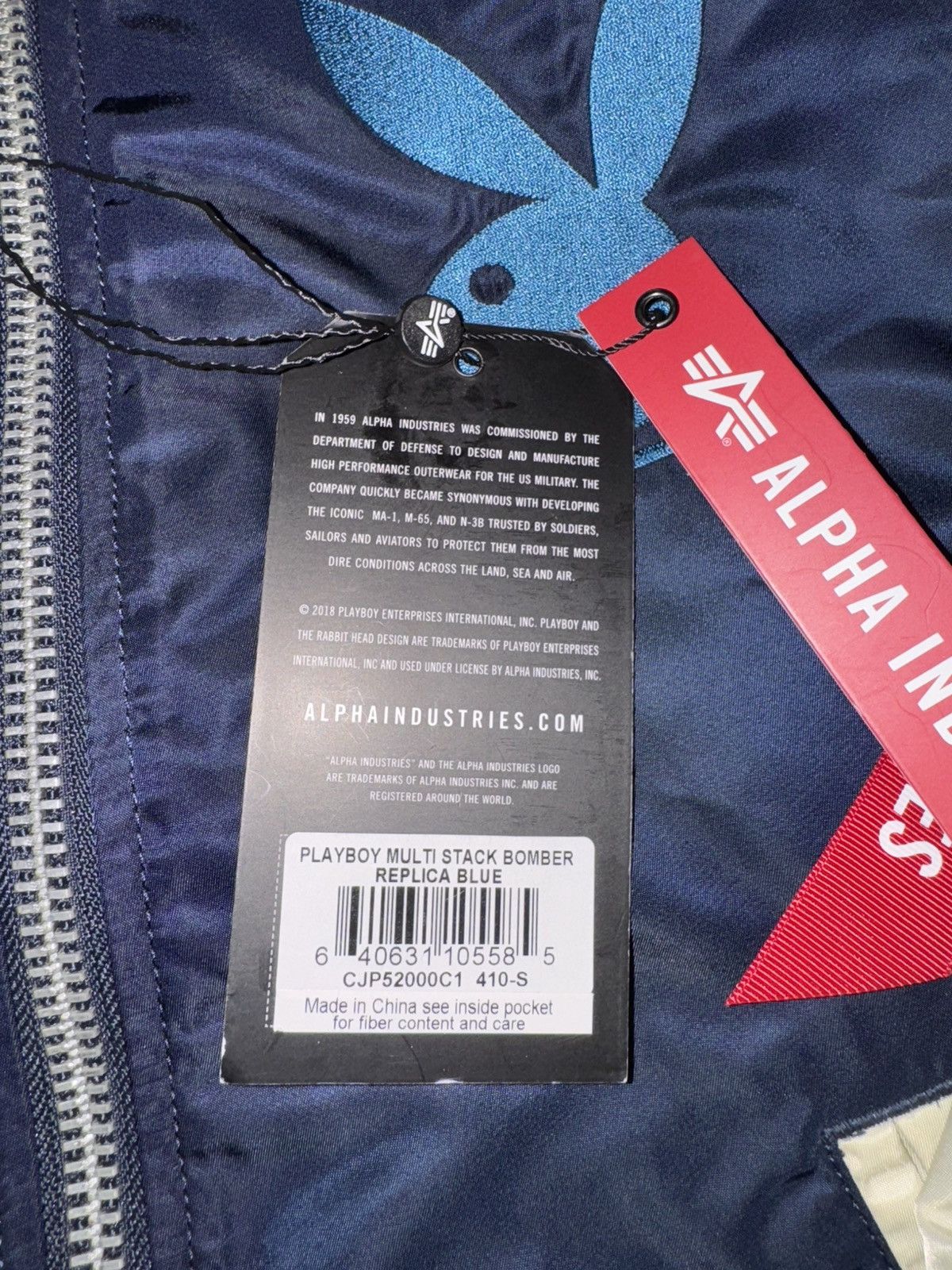 Alpha Industries × Playboy Alpha Industries X Playboy Bomber Jacket Size US S / EU 44-46 / 1 - 8 Thumbnail