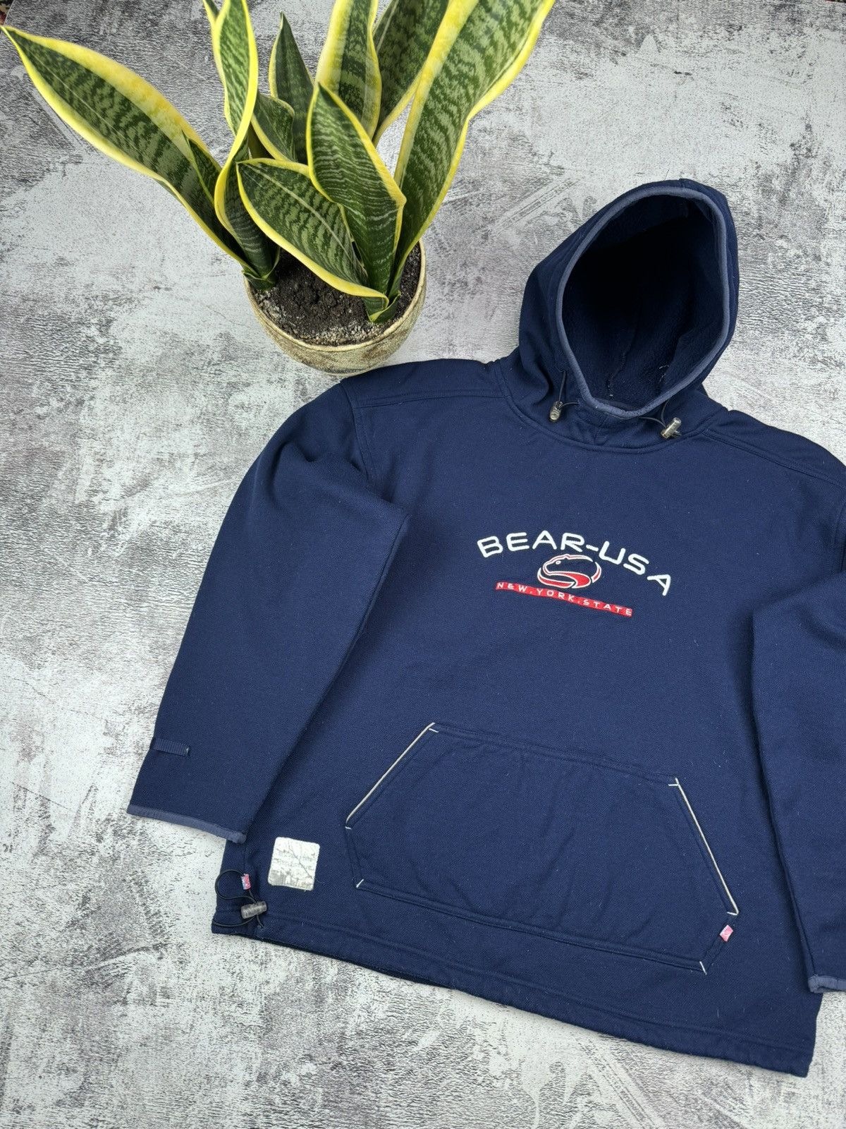 Rap Tees Vintage Blue Very Rare 1980S 90S Bear USA Hoodie Size US M / EU 48-50 / 2 - 2 Thumbnail