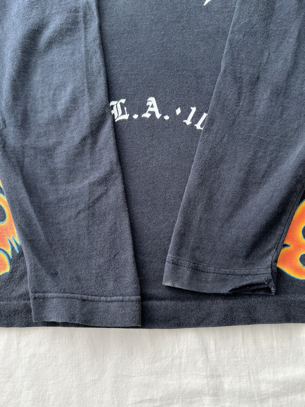 Band Tees Vintage 1996 Metallica San Francisco 15 Years Flame Long Size US L / EU 52-54 / 3 - 10 Thumbnail