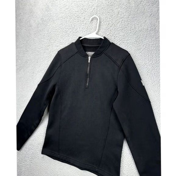 Spyder VINTAGE Spyder Sweatshirt Mens Medium GT Black Skiing Quarter Zip Pullover Zip Front Preppy Polyester Microfiber Size US M / EU 48-50 / 2 - 4 Thumbnail