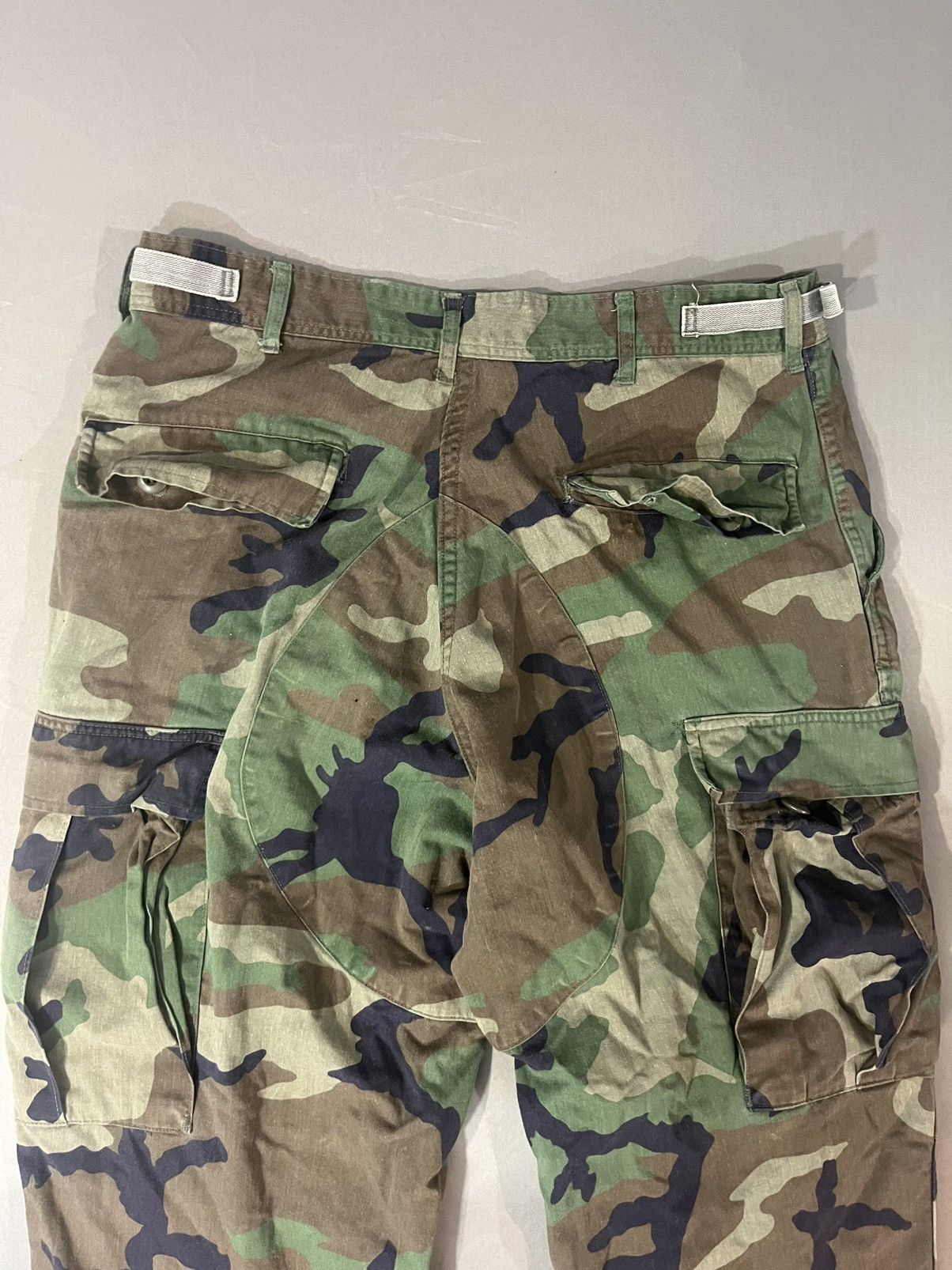 Vintage 1990s U.S. Army Camo Cargo Pants Size US 30 / EU 46 - 7 Thumbnail