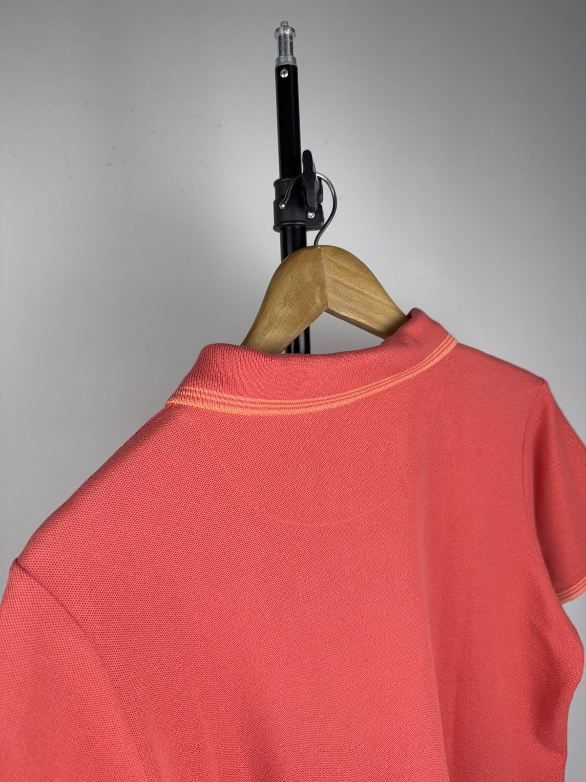 Nike 00s Retro vntg Nike Dri-Fit Swoosh Polo Shirt Coral Women Size L / US 10 / IT 46 - 14 Thumbnail