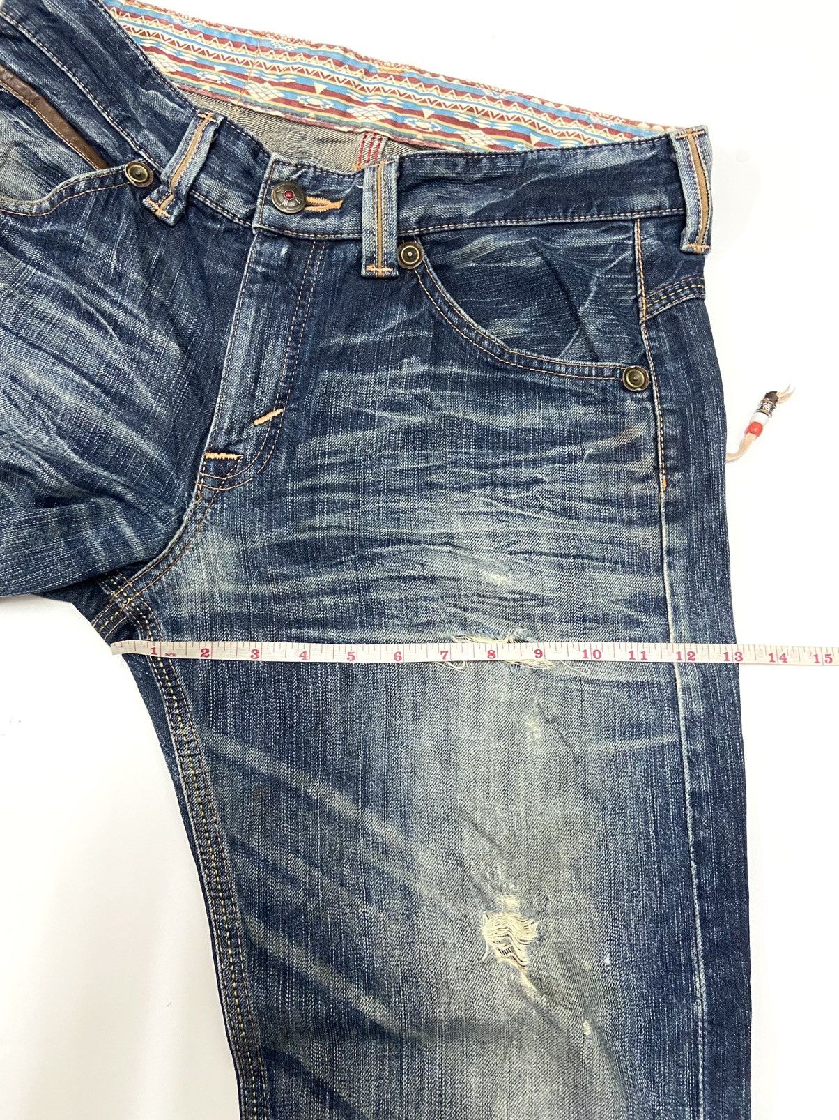 Edwin Edwin Exclusive Vintage Distressed JEANS Size US 32 / EU 48 - 13 Thumbnail