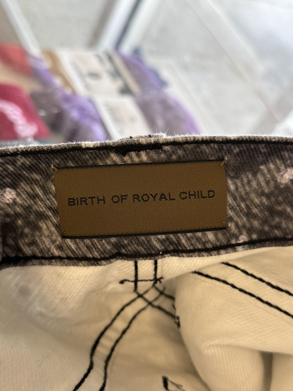 Birth of Royal Child Birth of Royal Child Diamond Boro Denim Size US 34 / EU 50 - 3 Thumbnail