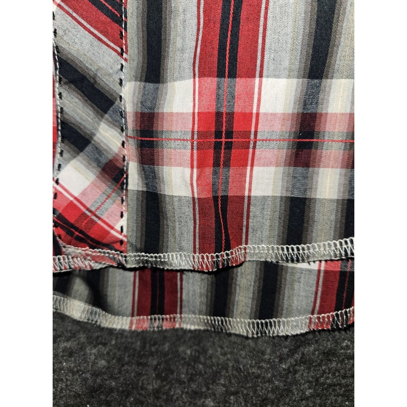 Wrangler Wrangler Shirt Mens Large Red Plaid Pearl Snap Pockets Western Cowboy Button-Up Regular Fit Cap Collared Long Sleeve Size US L / EU 52-54 / 3 - 6 Thumbnail