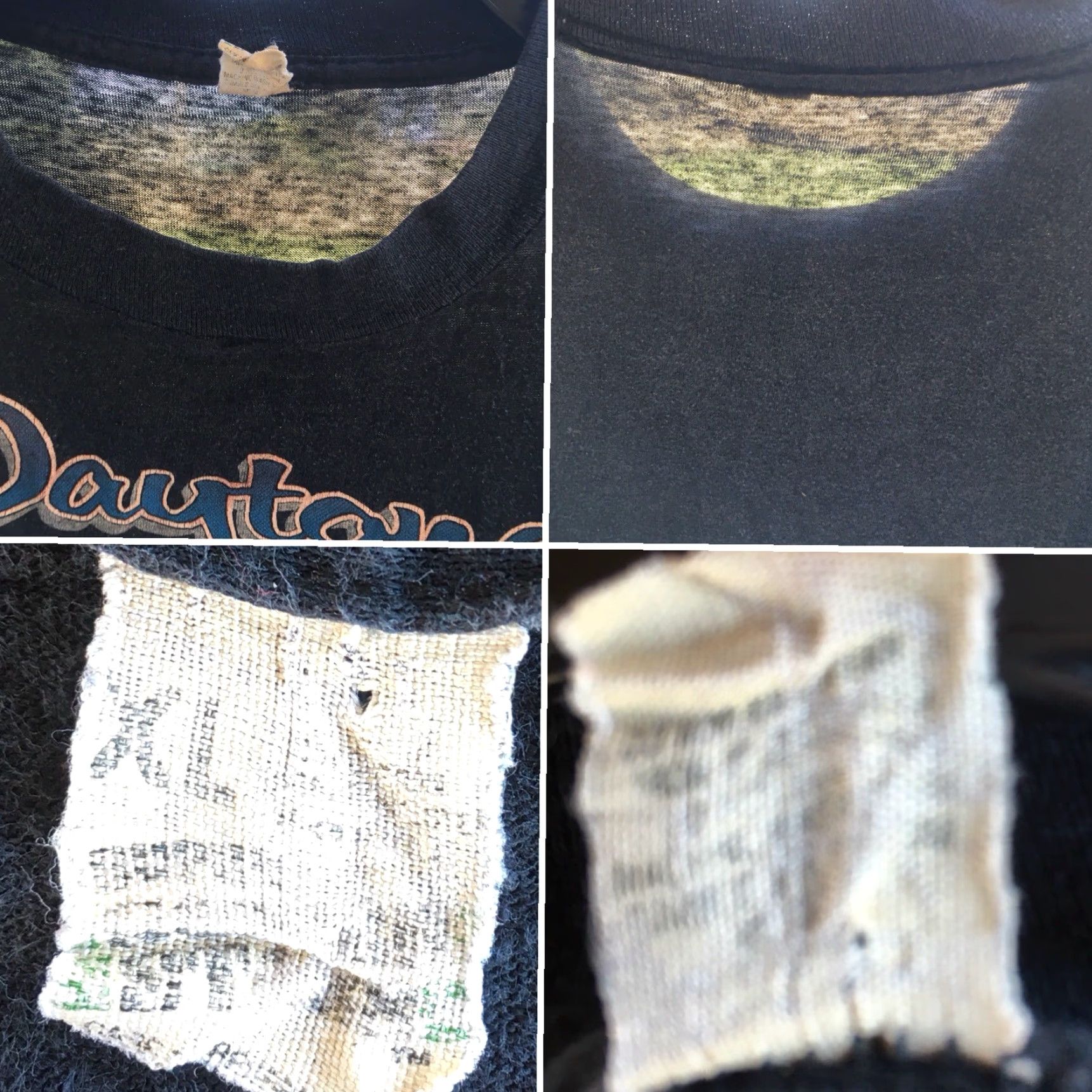 Vintage VINTAGE Daytona Beach Bike Week 84 T Shirt 3D Emblem Biker Tee XL 1980s Black Mens graphic tee Size US XL / EU 56 / 4 - 7 Thumbnail