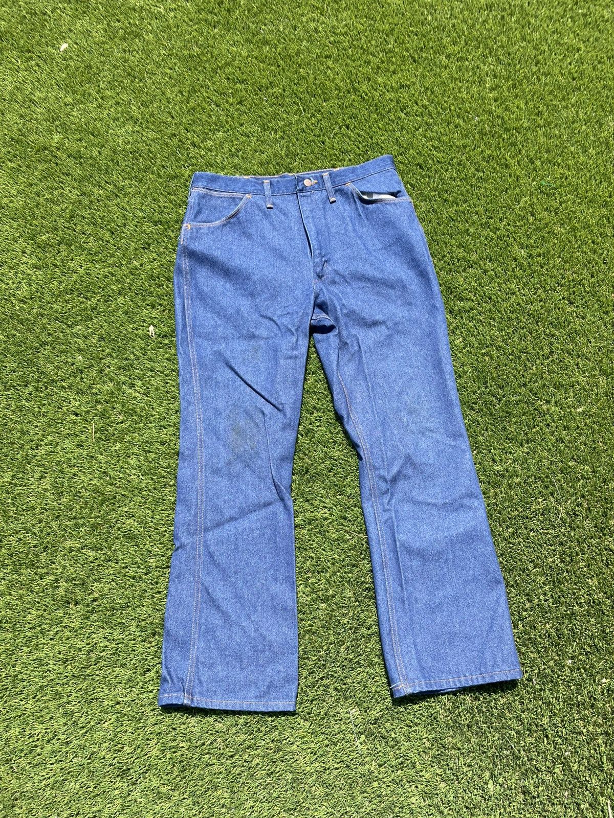 Wrangler Vintage 90s cowboy wrangler jeans Size US 38 / EU 54 - 3 Thumbnail