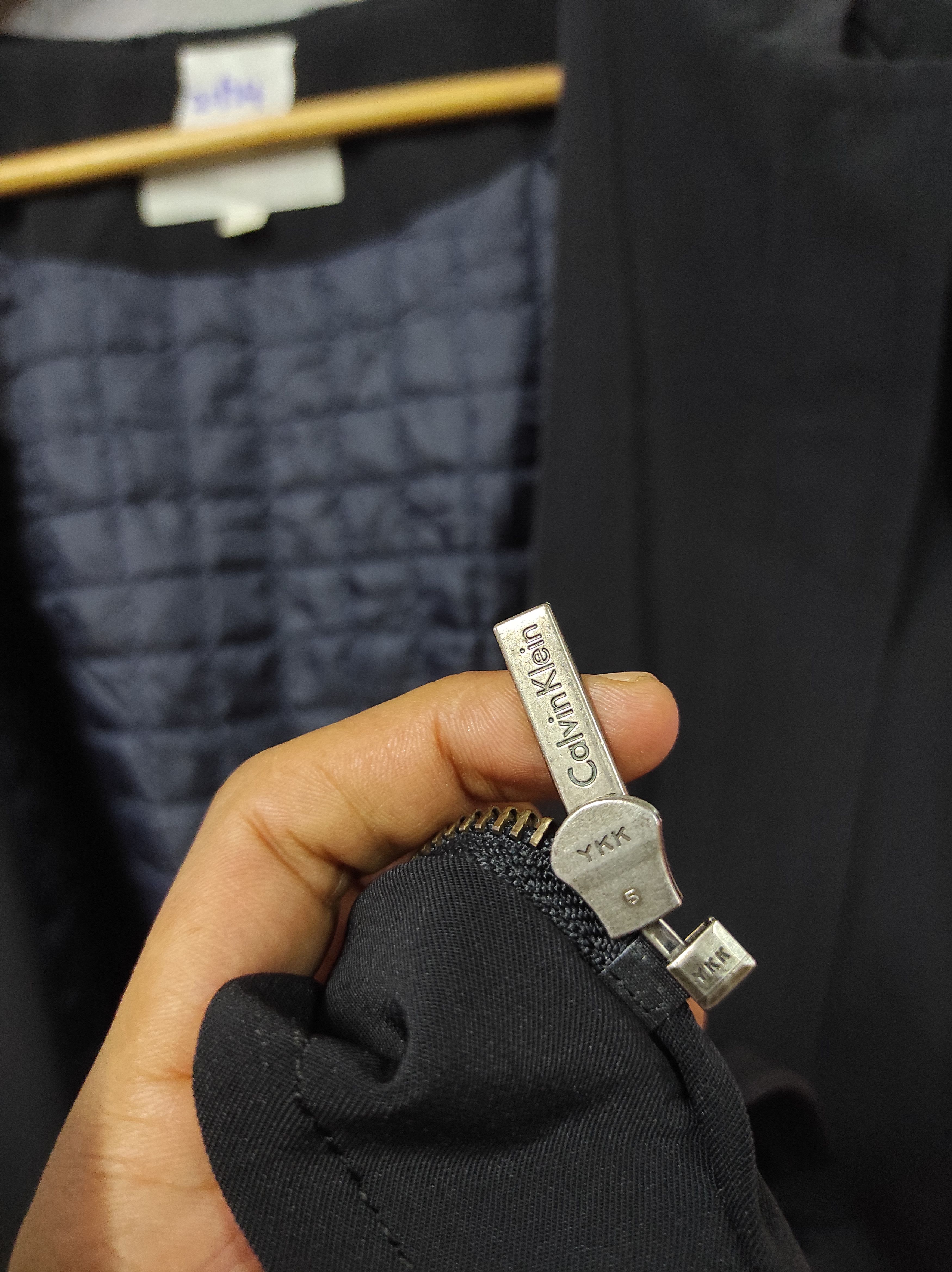 Calvin Klein CALVIN KLEIN COAT BLACK OVERCOAT LONG JACKET HOODED Size M / US 6-8 / IT 42-44 - 6 Thumbnail