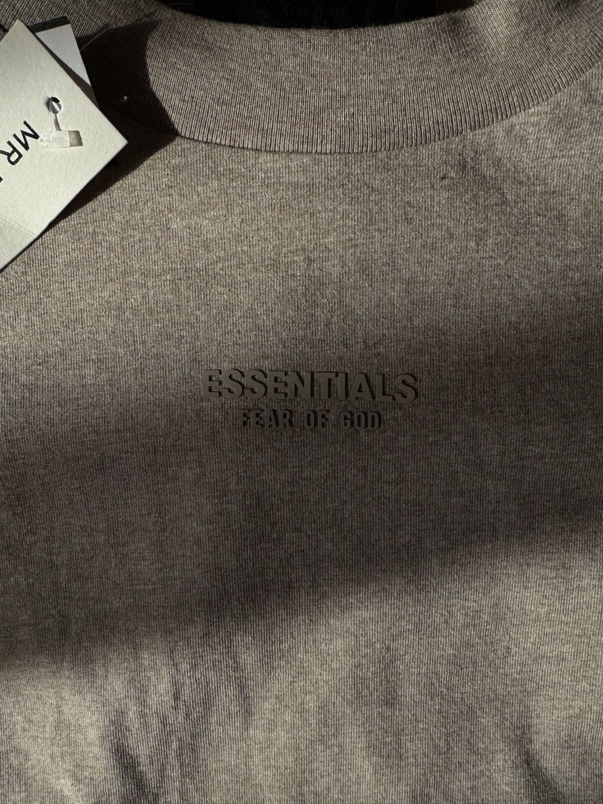 Essentials 🔥🔥 Fear Of God Essentials Melange Effect T-Shirt Size US XXL / EU 58 / 5 - 3 Thumbnail