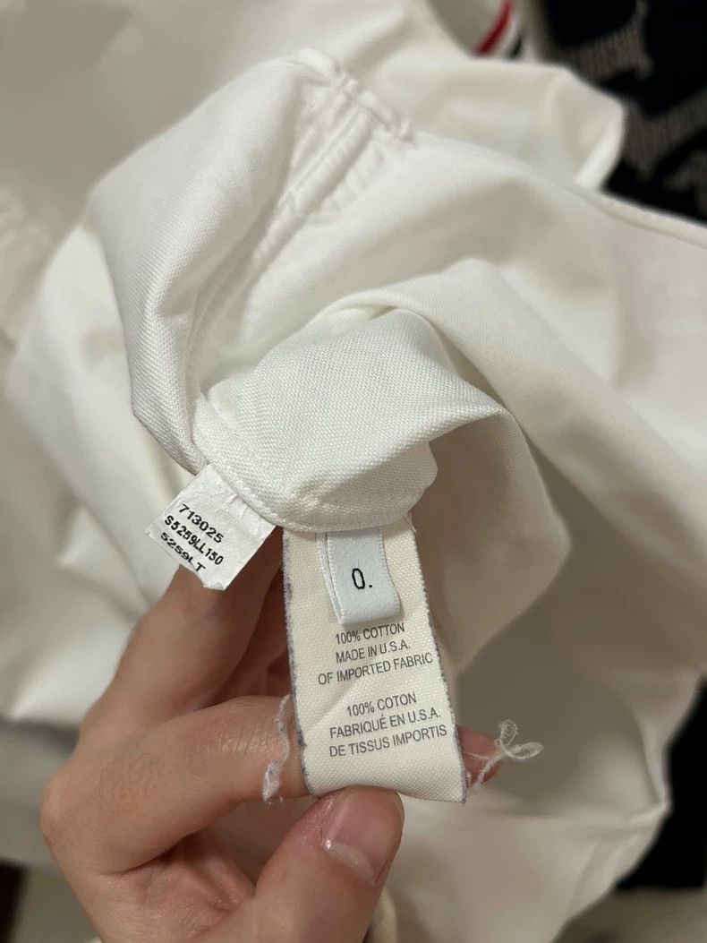 Thom Browne thom browneClassic double-sleeved white shirt 2503-Nextarro Size US XS / EU 42 / 0 - 6 Thumbnail
