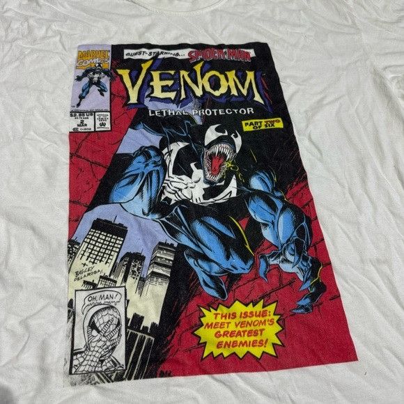 Marvel Comics New Marvel Venom Lethal Protector Comic Garment Dye T-Shirt Size US XXL / EU 58 / 5 - 3 Thumbnail
