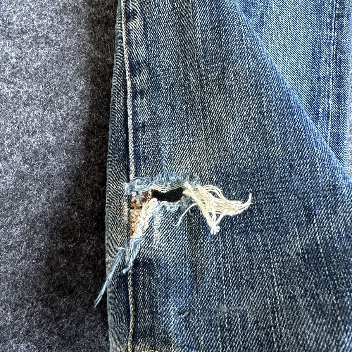 Calvin Klein Calvin Klein Italy Destroyed Faded Denim 34x30 D587 Size US 34 / EU 50 - 4 Thumbnail