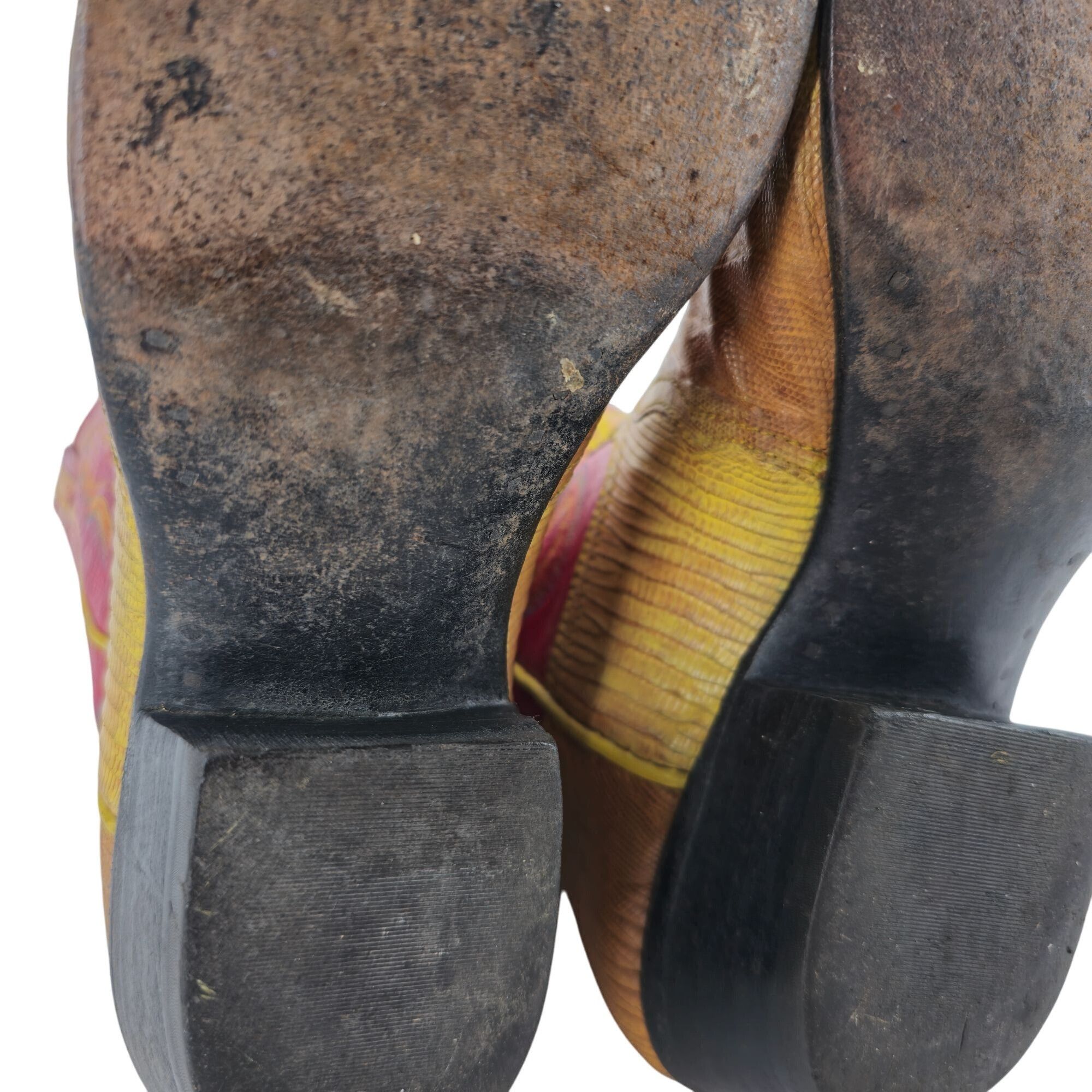 Other Stunning Womens 8C Smiths Aspen Honey Brown Lizard Cowboy W Size US 8 / IT 38 - 17 Thumbnail