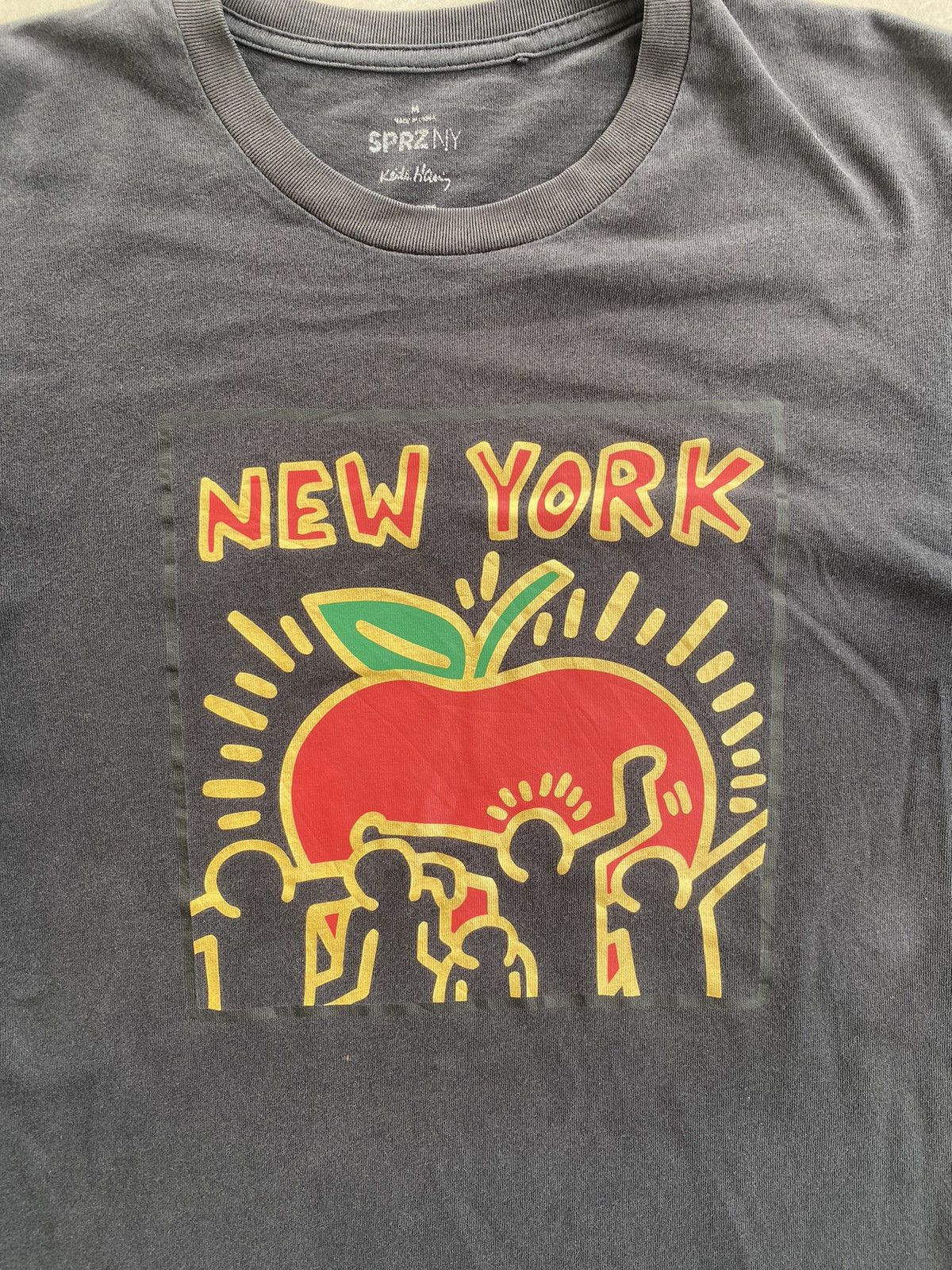 Keith Haring × Uniqlo VINTAGD NEW YORK KEITH HARING TEE Size US M / EU 48-50 / 2 - 2 Thumbnail