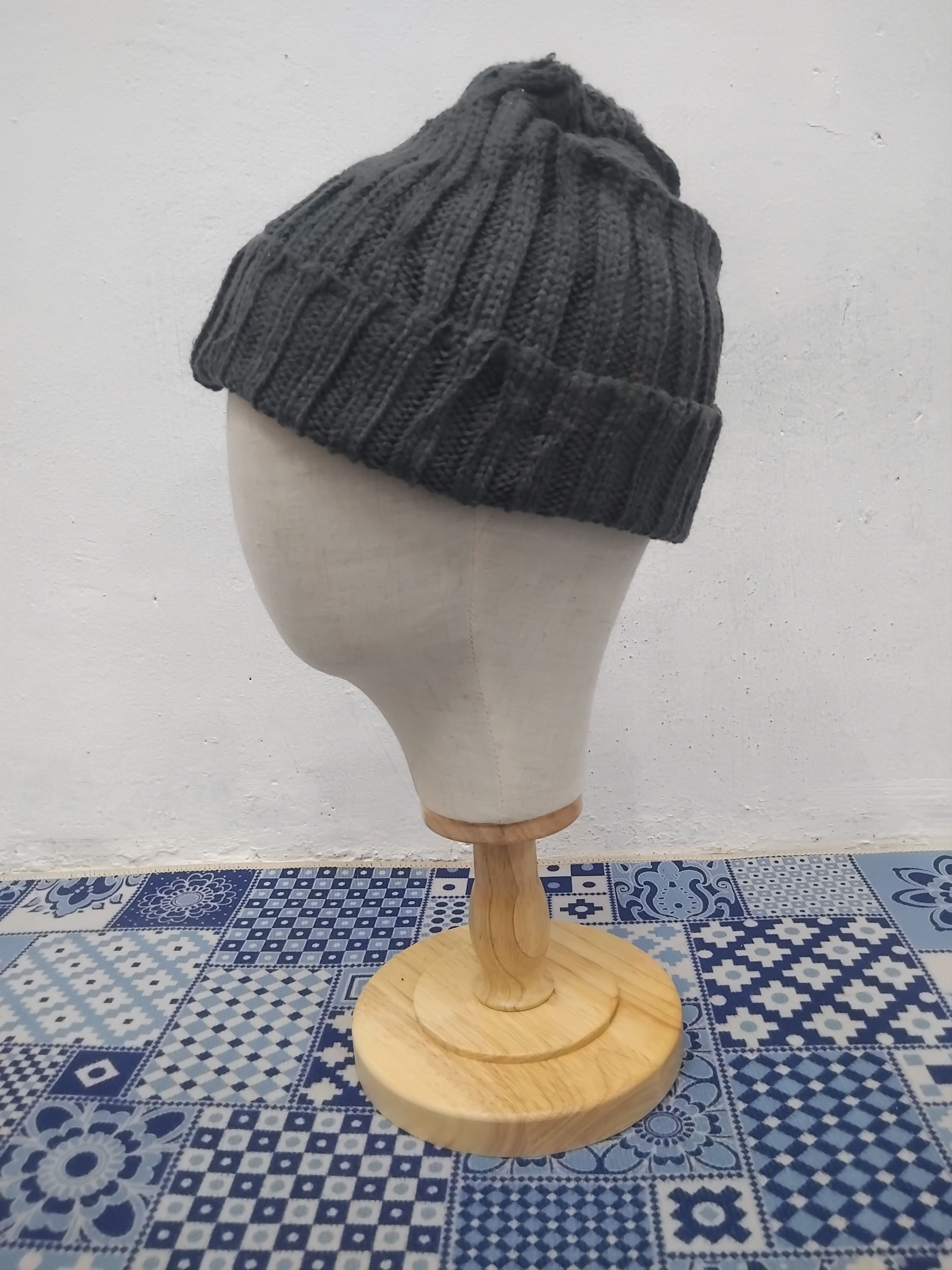 Japanese Brand Archives grey colour beanie Size ONE SIZE - 6 Thumbnail