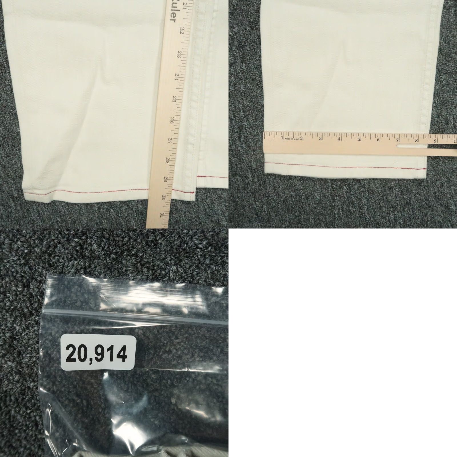 Tommy Bahama Tommy Bahama Jeans Men 40x30 Slim Straight 5-Pocket Denim Cotton Polyester Ivory Belt Loops 40 in Inseam 30 in Vintage? No Size US 40 / EU 56 - 8 Thumbnail