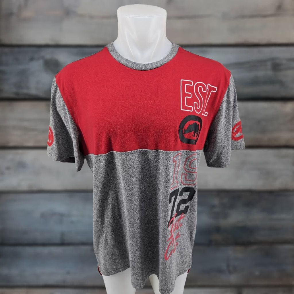 Ecko Unltd. VINTAGE Ecko Unltd Mens XL T Shirt Gray Red Short Sleeve Mens XL T-Shirt Gray Red Short Sleeve Size US XL / EU 56 / 4 - 1 Thumbnail