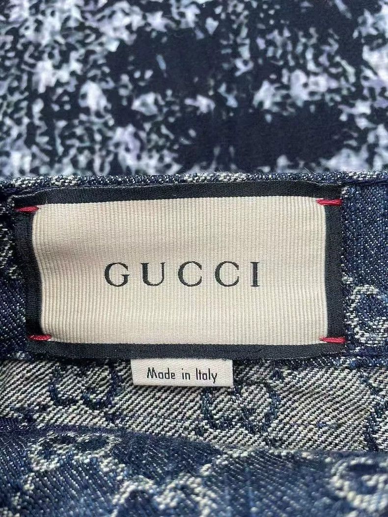 Gucci GucciFull-print double G straight jeans 2503-Nextarrow Size US 35 - 4 Thumbnail