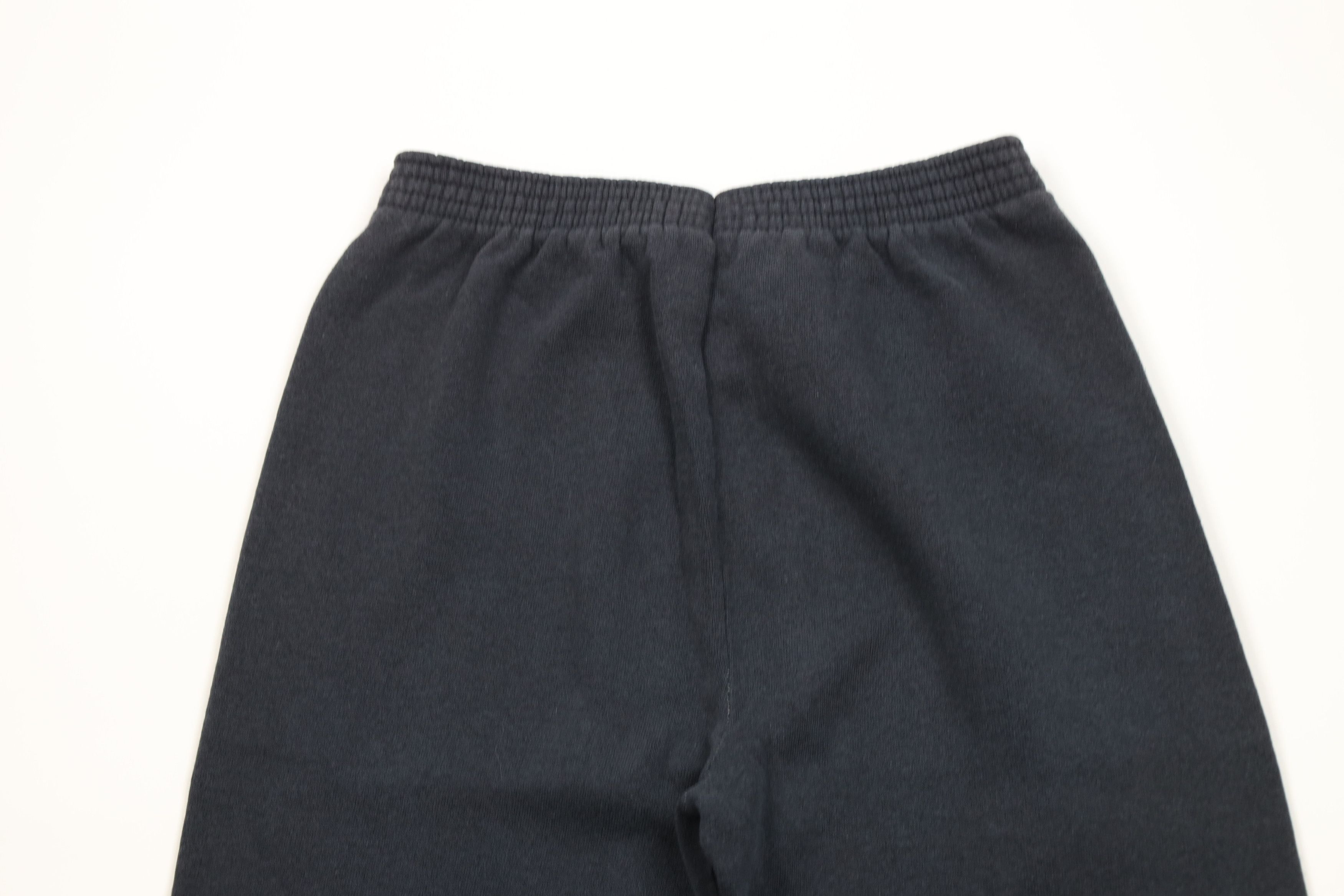 Vintage Vintage 90s Streetwear Cuffed Sweatpants Joggers Black USA Size 26" / US 2 / IT 38 - 10 Thumbnail