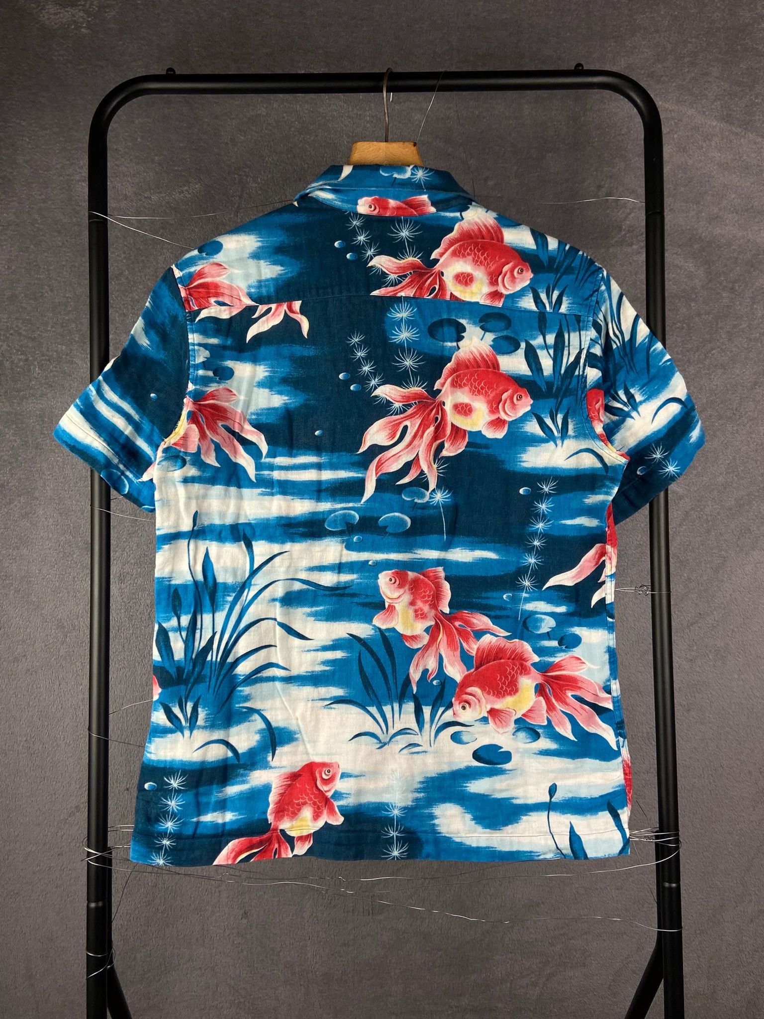 Other Sandro Paris shirt blue koi fish hawaiian Size US M / EU 48-50 / 2 - 5 Thumbnail