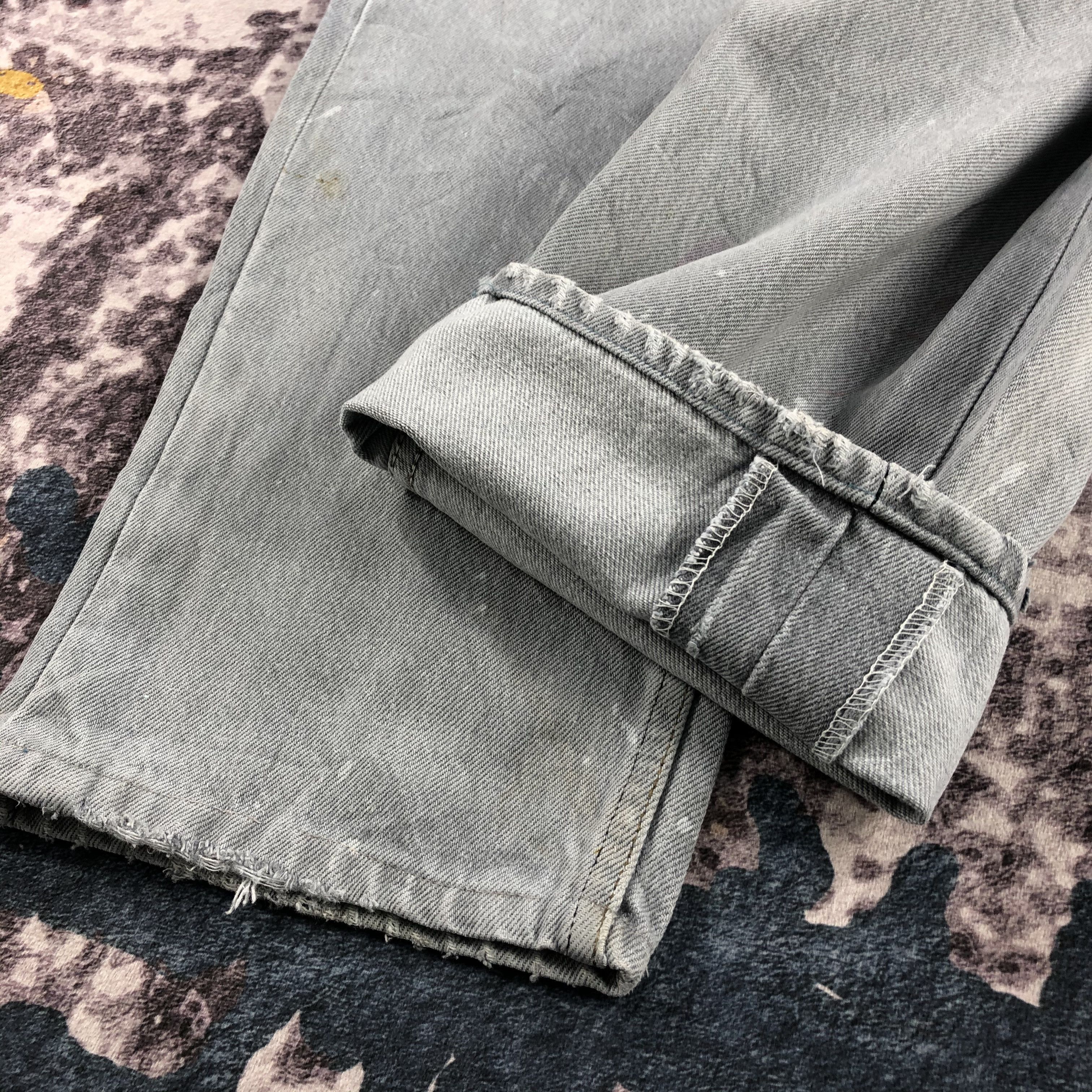 Levi's × Vintage Vintage 90s Ash Gray Levis 501 Jeans-JM2181 Size US 34 / EU 50 - 11 Thumbnail