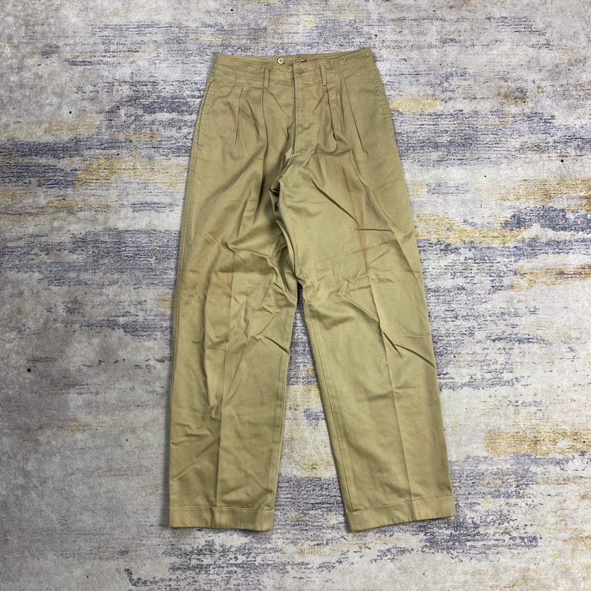Nigel Cabourn Vintage Nigel Cabourn pleated pants Size US 27 - 1 Thumbnail