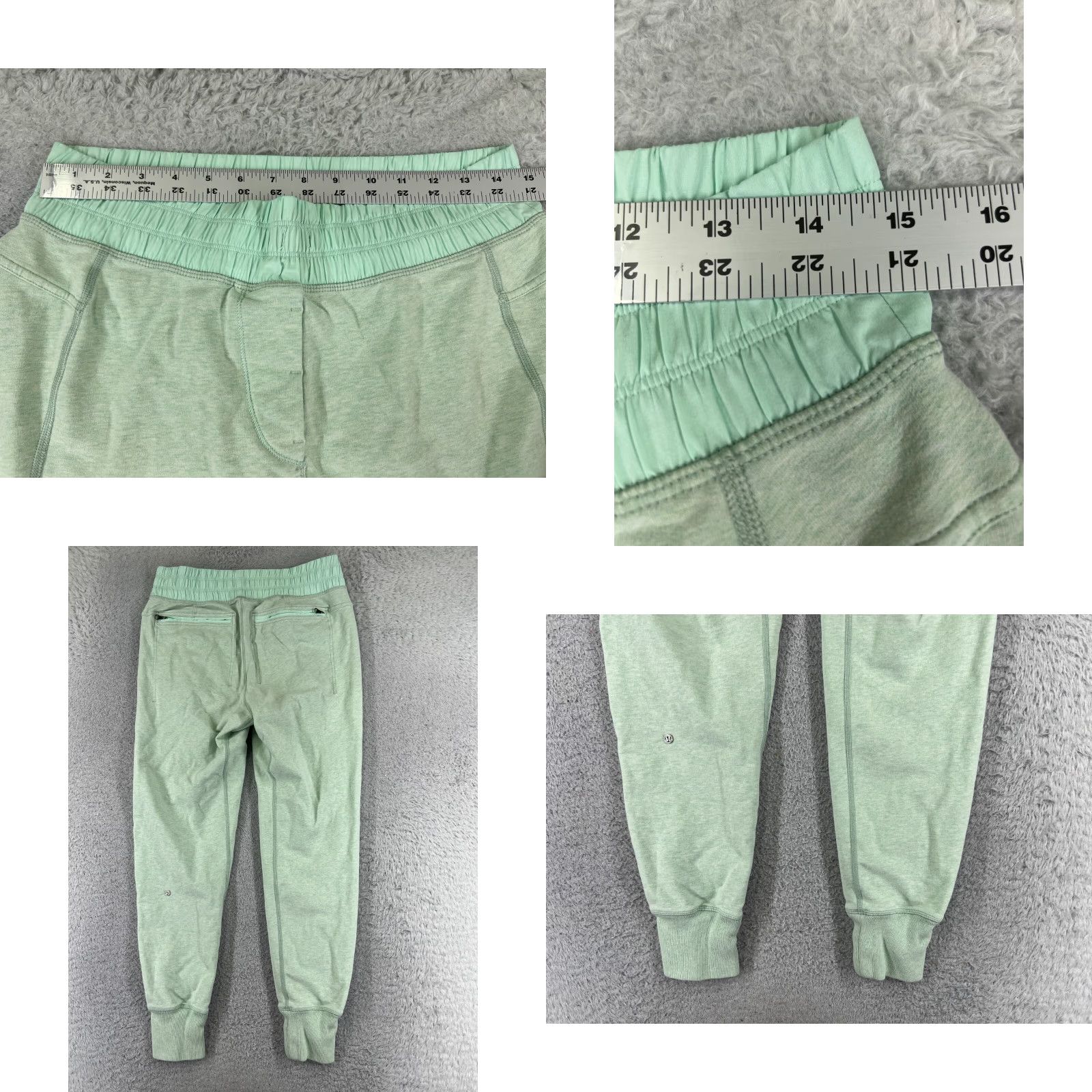 Lululemon LULULEMON Green Sweatpants Womens 8 French Terry Activewear Yoga Size 30" / US 8 / IT 44 - 8 Thumbnail