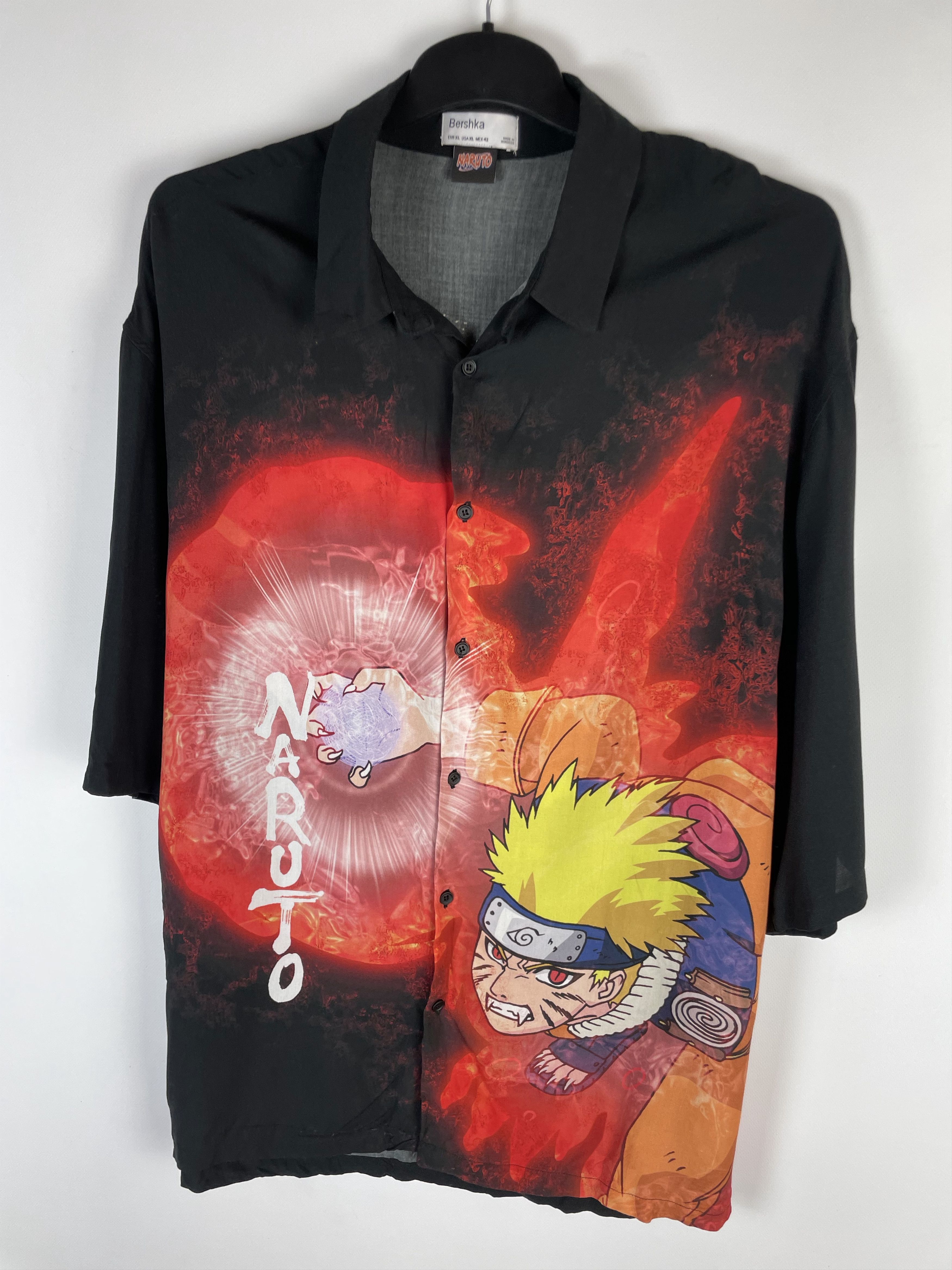 Japanese Brand Naruto Style Short Sleeve Printed Shirt Size US XL / EU 56 / 4 - 3 Thumbnail
