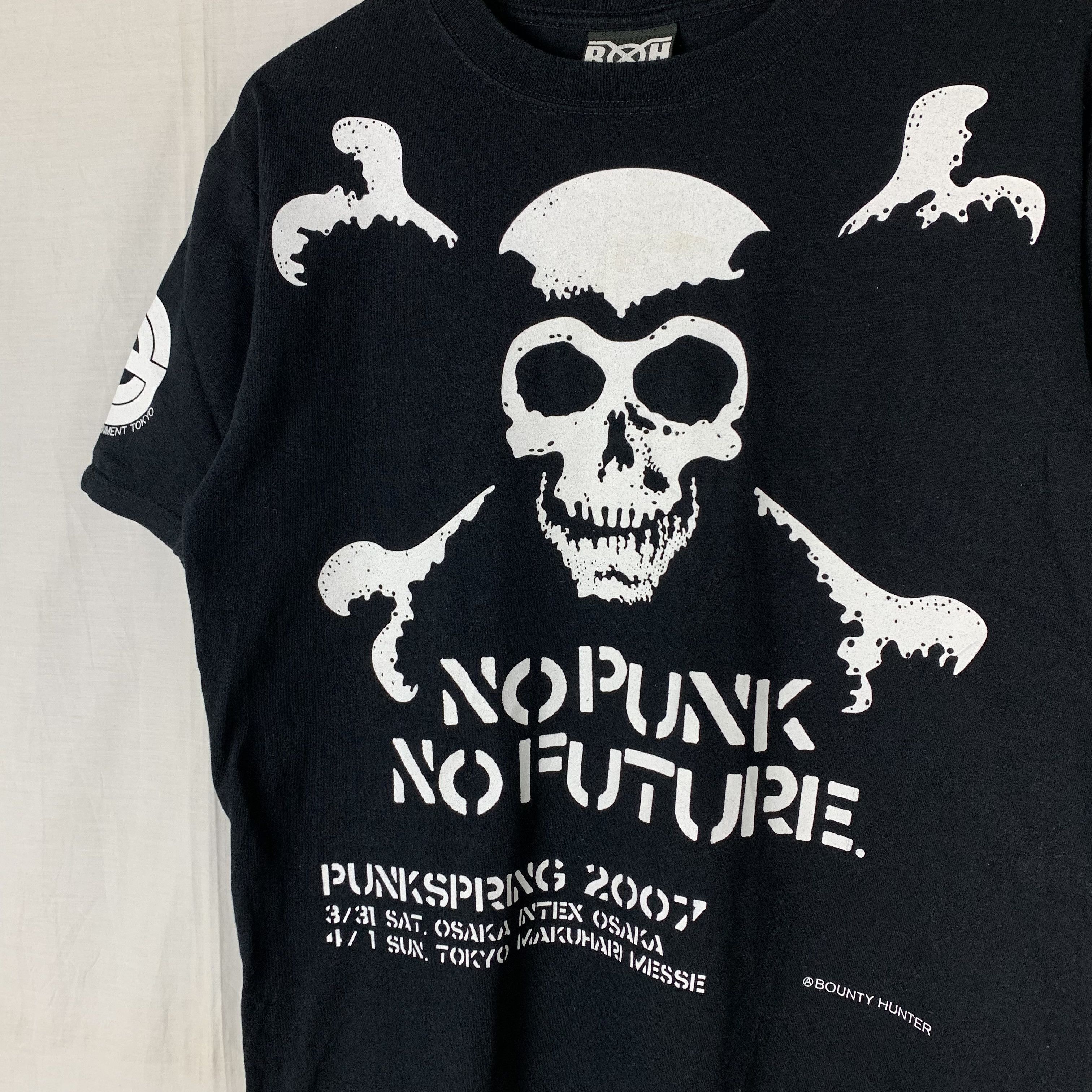 Bounty Hunter Bounty Hunter Punkspring 2007 No Punk No Future Tshirt Size US M / EU 48-50 / 2 - 3 Thumbnail