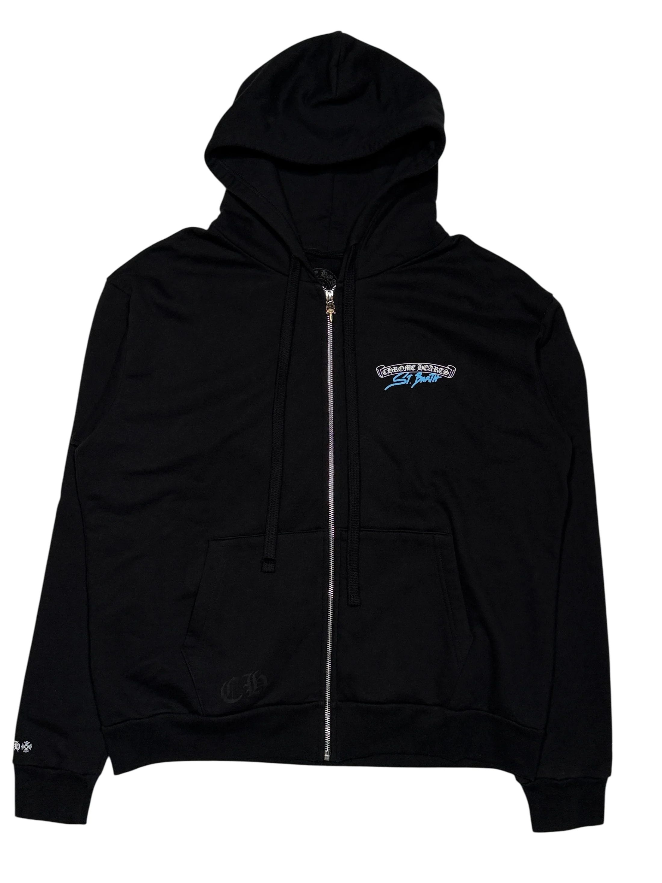 Chrome Hearts St Barth Hoodie Zip Up Chrome Hearts Sweater Black Size US M / EU 48-50 / 2 - 2 Thumbnail