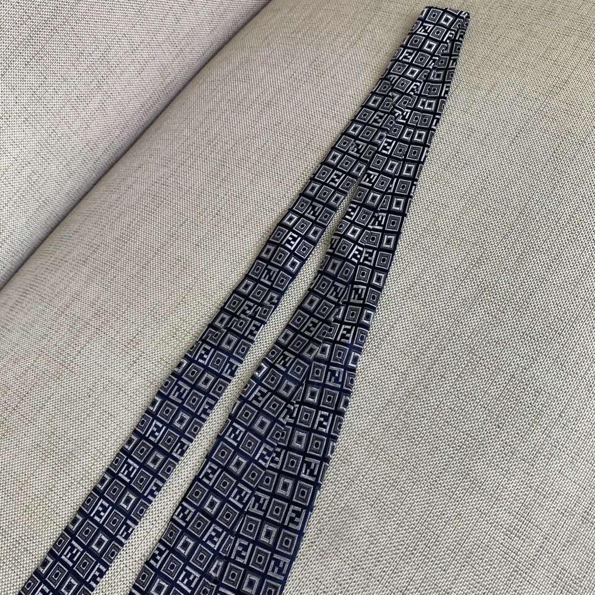 Fendi × Vintage Fendi Monogram Vintage Tie Caravate Size ONE SIZE - 7 Thumbnail