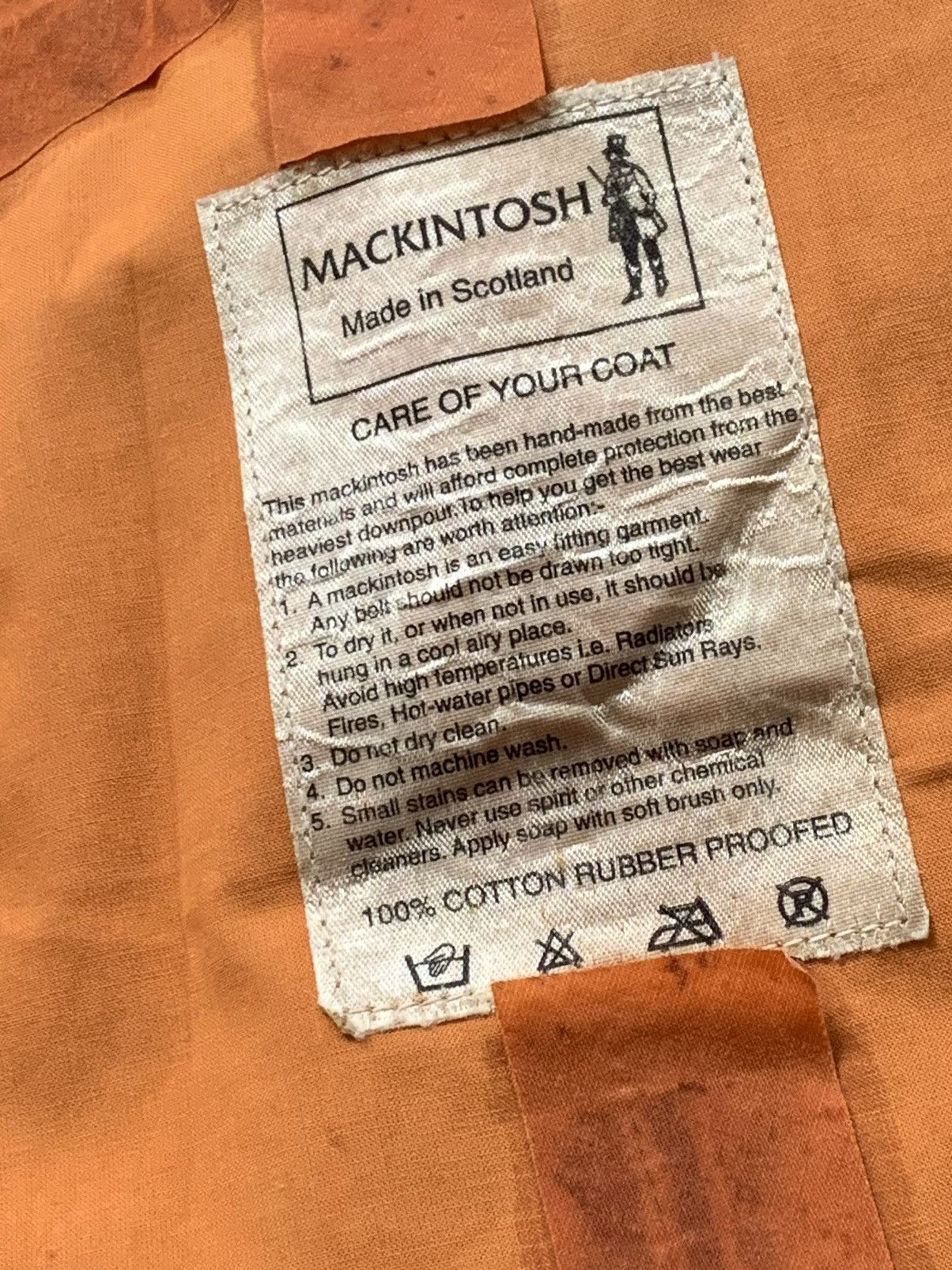 Designer × Mackintosh × Vintage Vintage Mackintosh hand-made coat Size XXS / US 00 / IT 34 - 10 Thumbnail