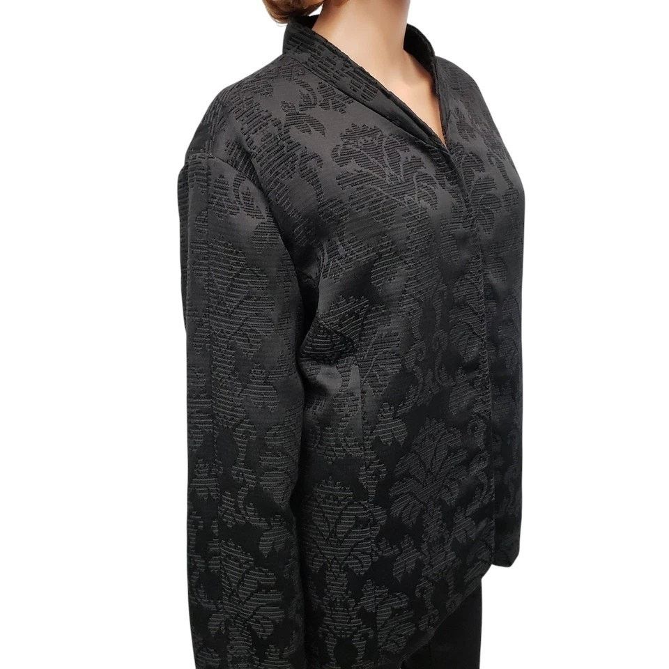 Other ERIN LONDON Jacquard Brocade Jacket Plus Size 2X Lined Size XXL / US 16-18 / IT 52-54 - 4 Thumbnail