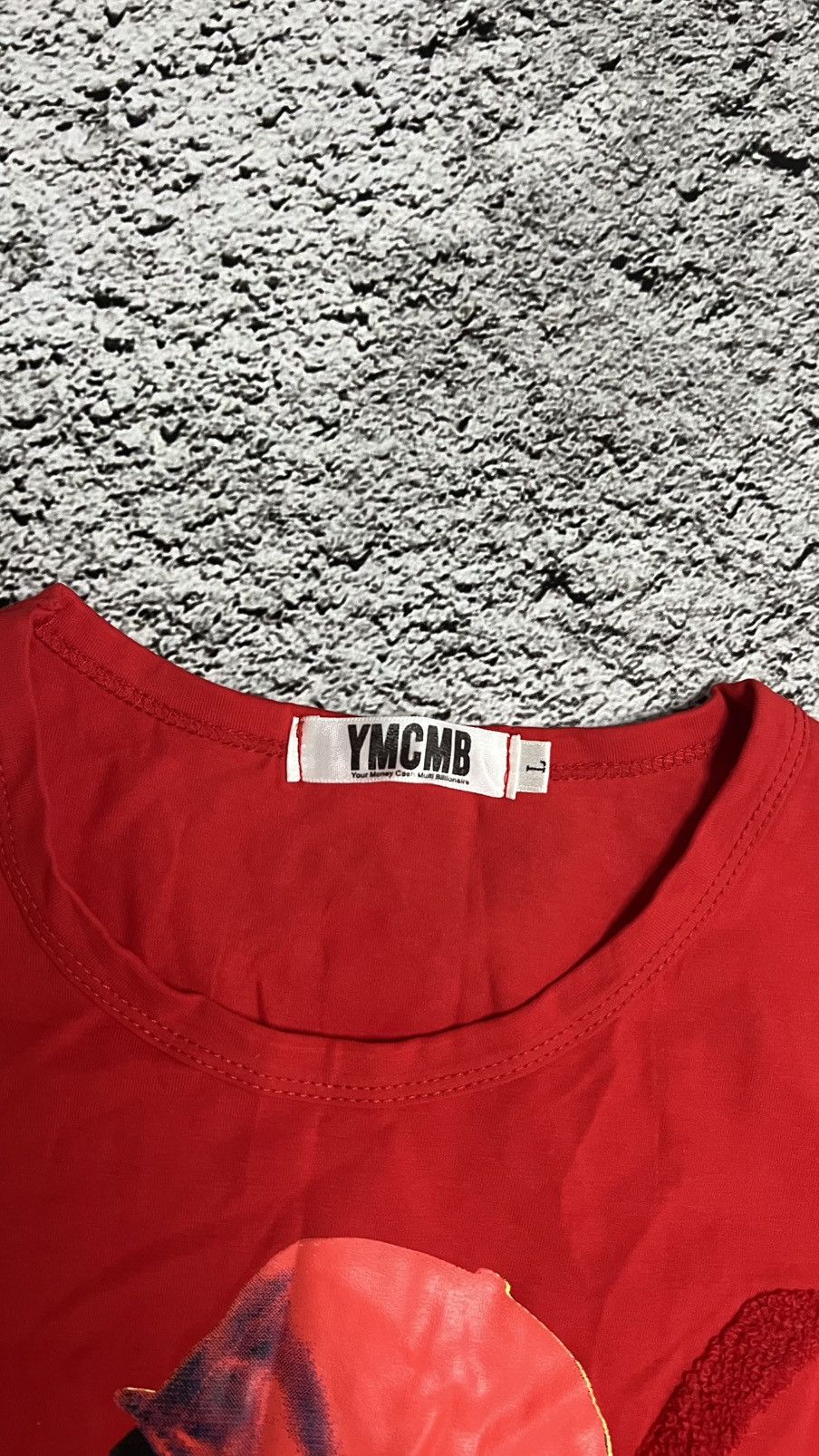 Lil Wayne × Vintage YMCMB Lil Wayne Young millionaire Y2K style velour logo tee Size US L / EU 52-54 / 3 - 4 Thumbnail