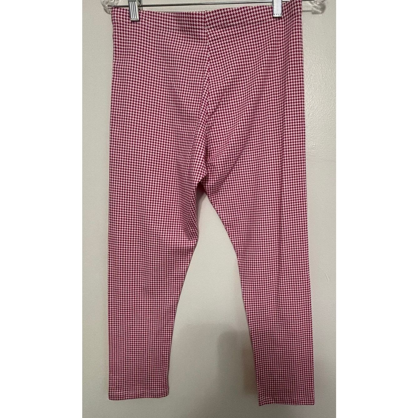 Other Wonder Nation Pink and White Houndstooth Capri Leggings XL Size 24" / US 00 / IT 34 - 2 Thumbnail
